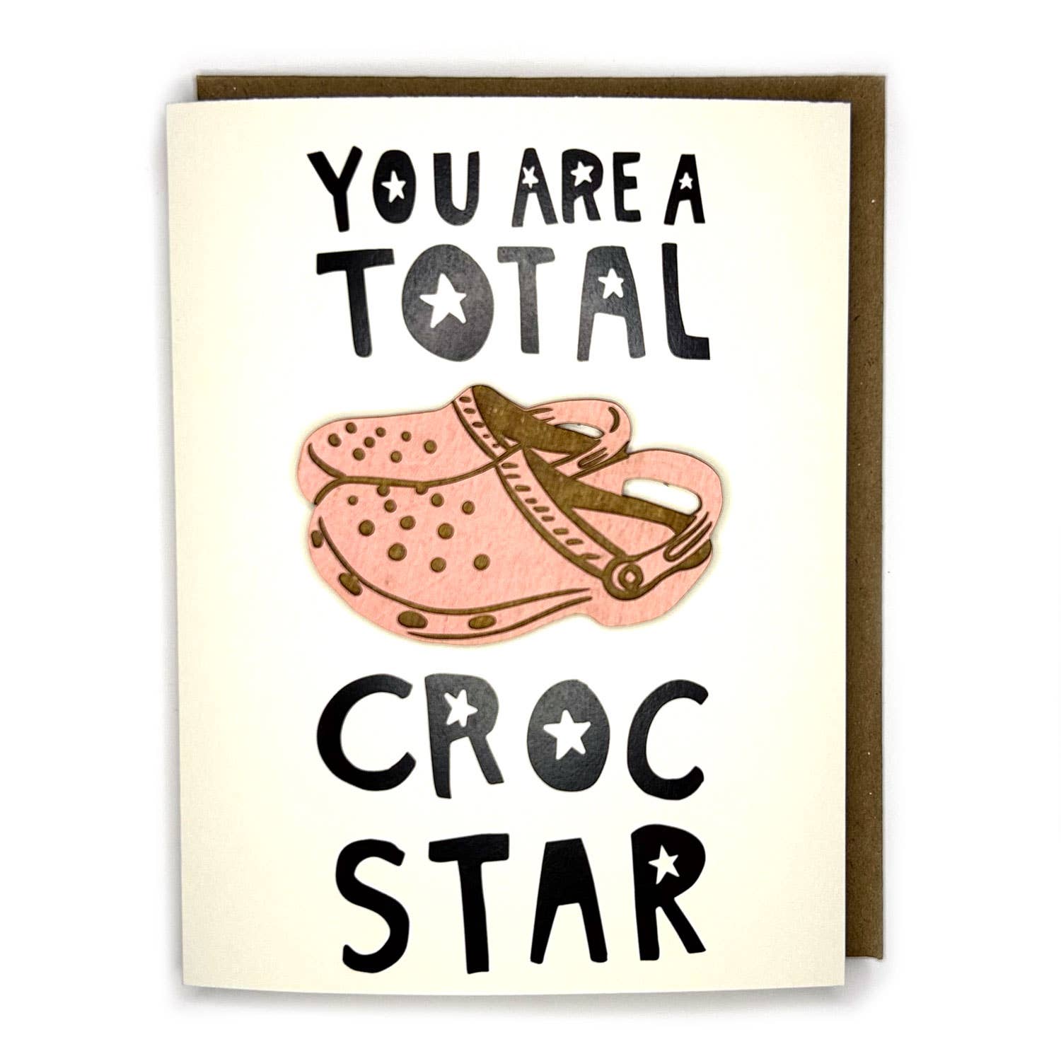 SnowMade- Croc Star - Croc Magnet w/ Card