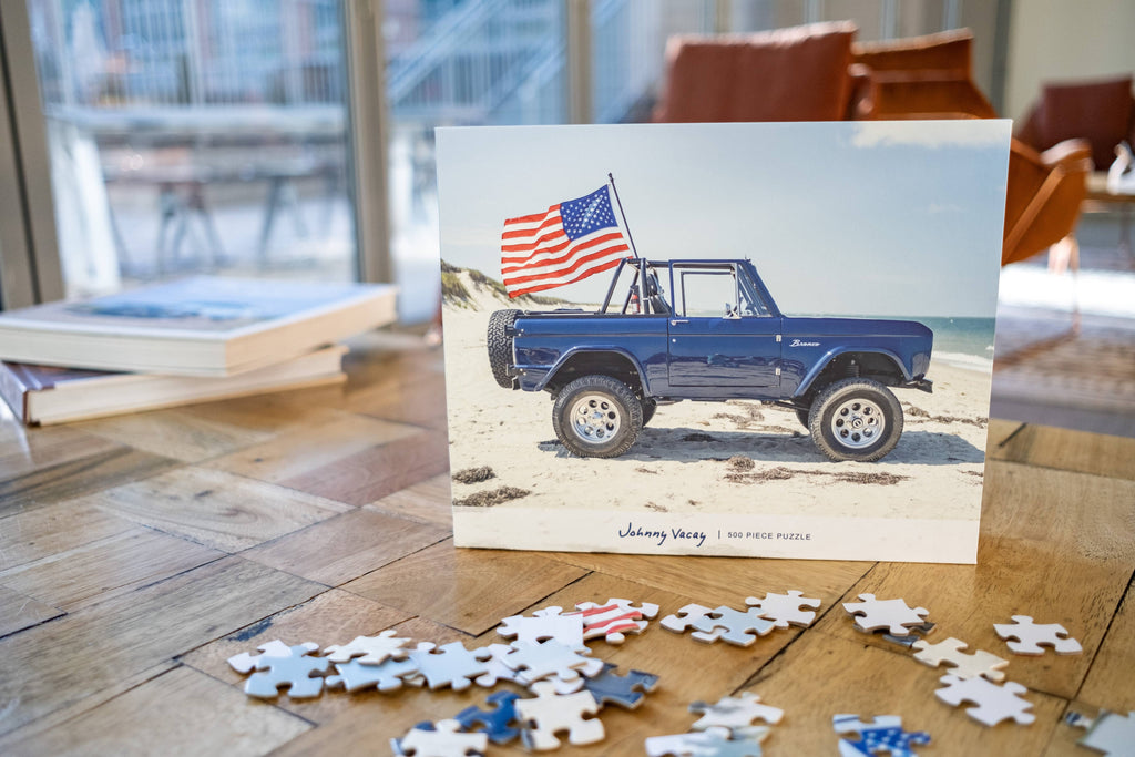 Johnny Vacay- American Bronco 500 Piece Puzzle
