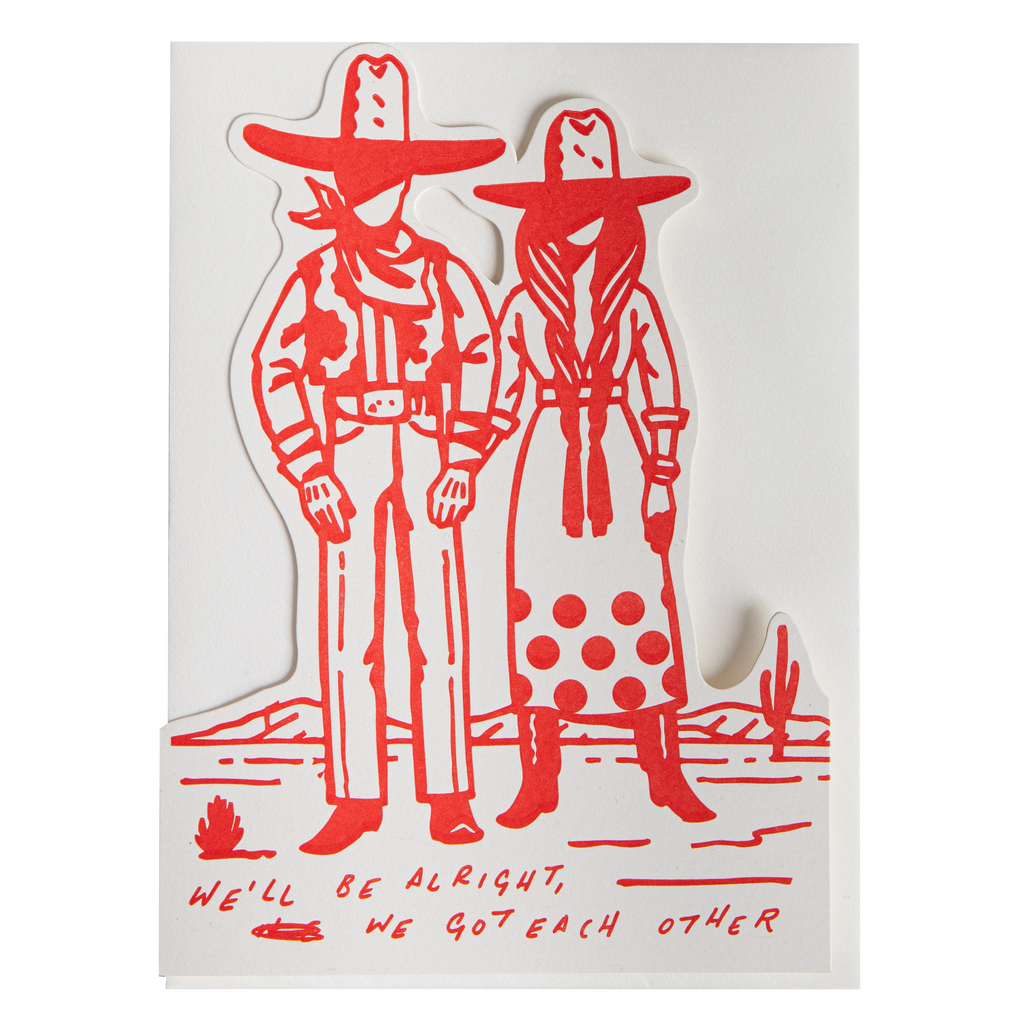 Archivist - We'll Be Alright | Cut-Out - Greeting Card