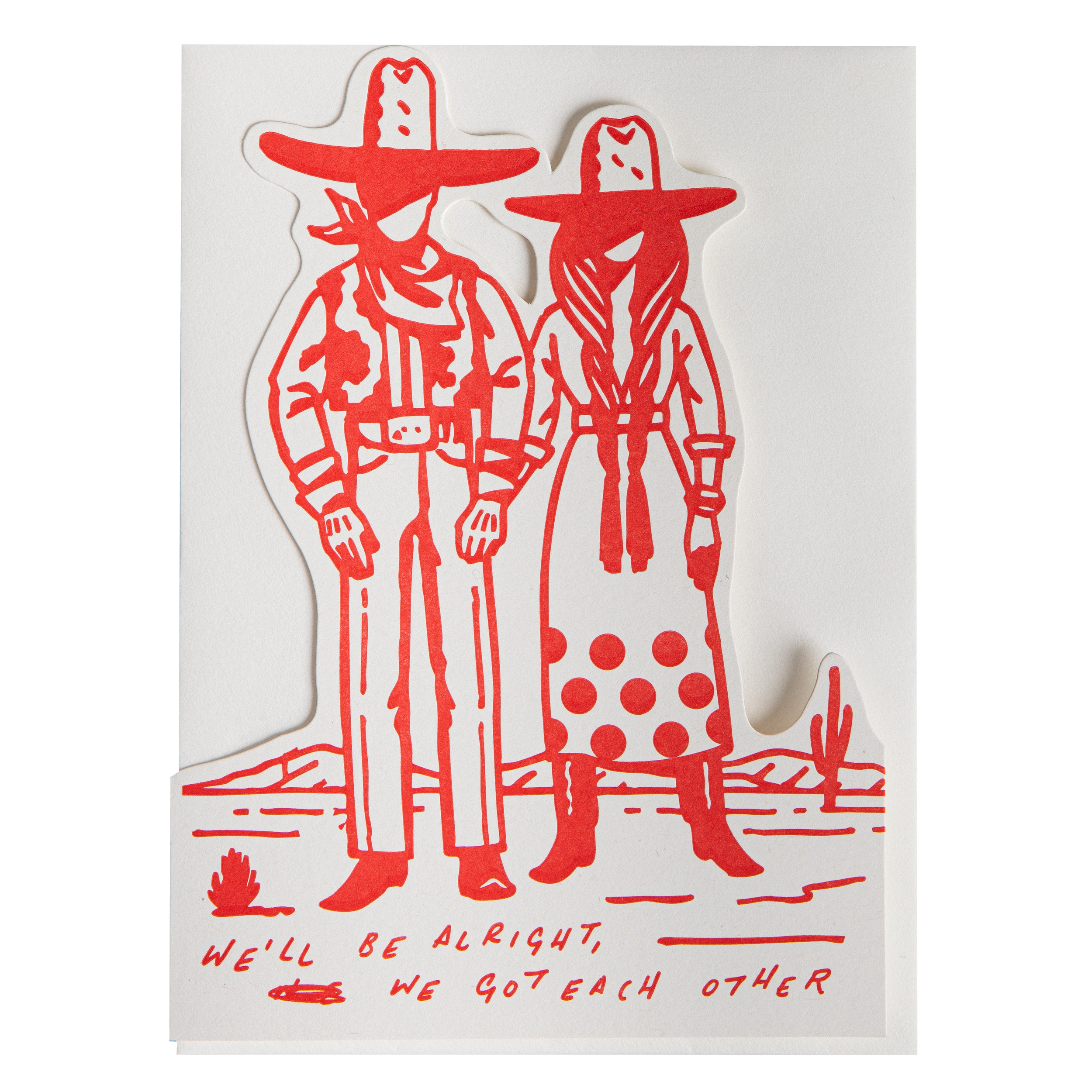Archivist - We'll Be Alright | Cut-Out - Greeting Card