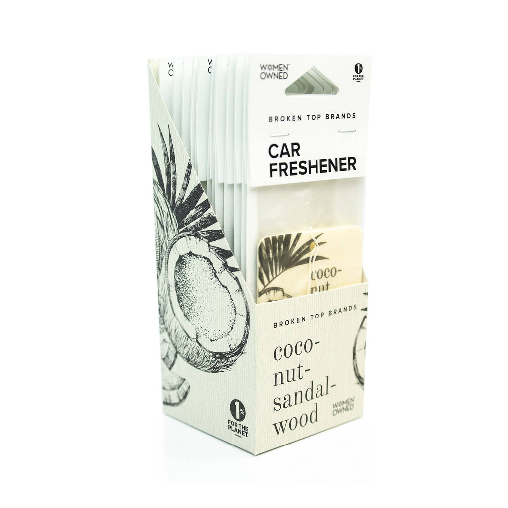 Broken Top Brands- Coconut Sandalwood - Car Fresheners