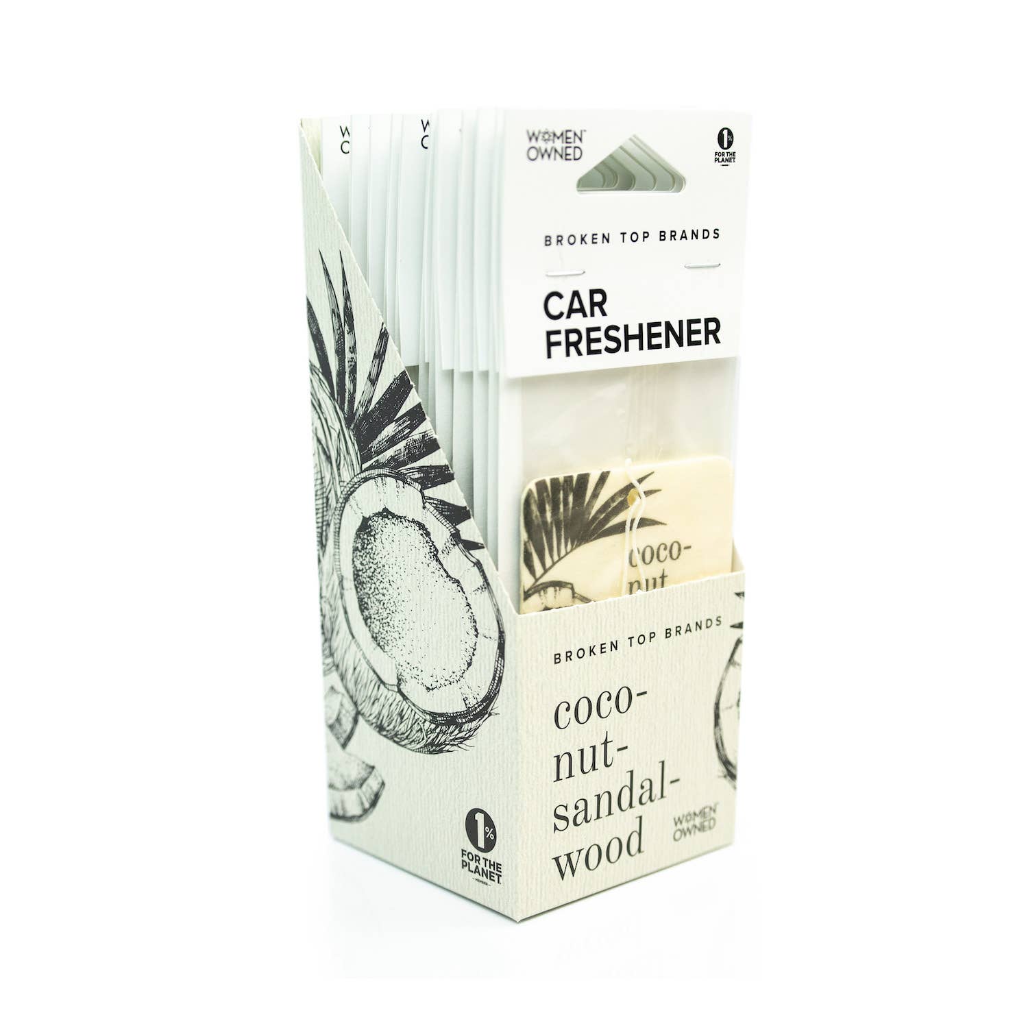 Broken Top Brands- Coconut Sandalwood - Car Fresheners