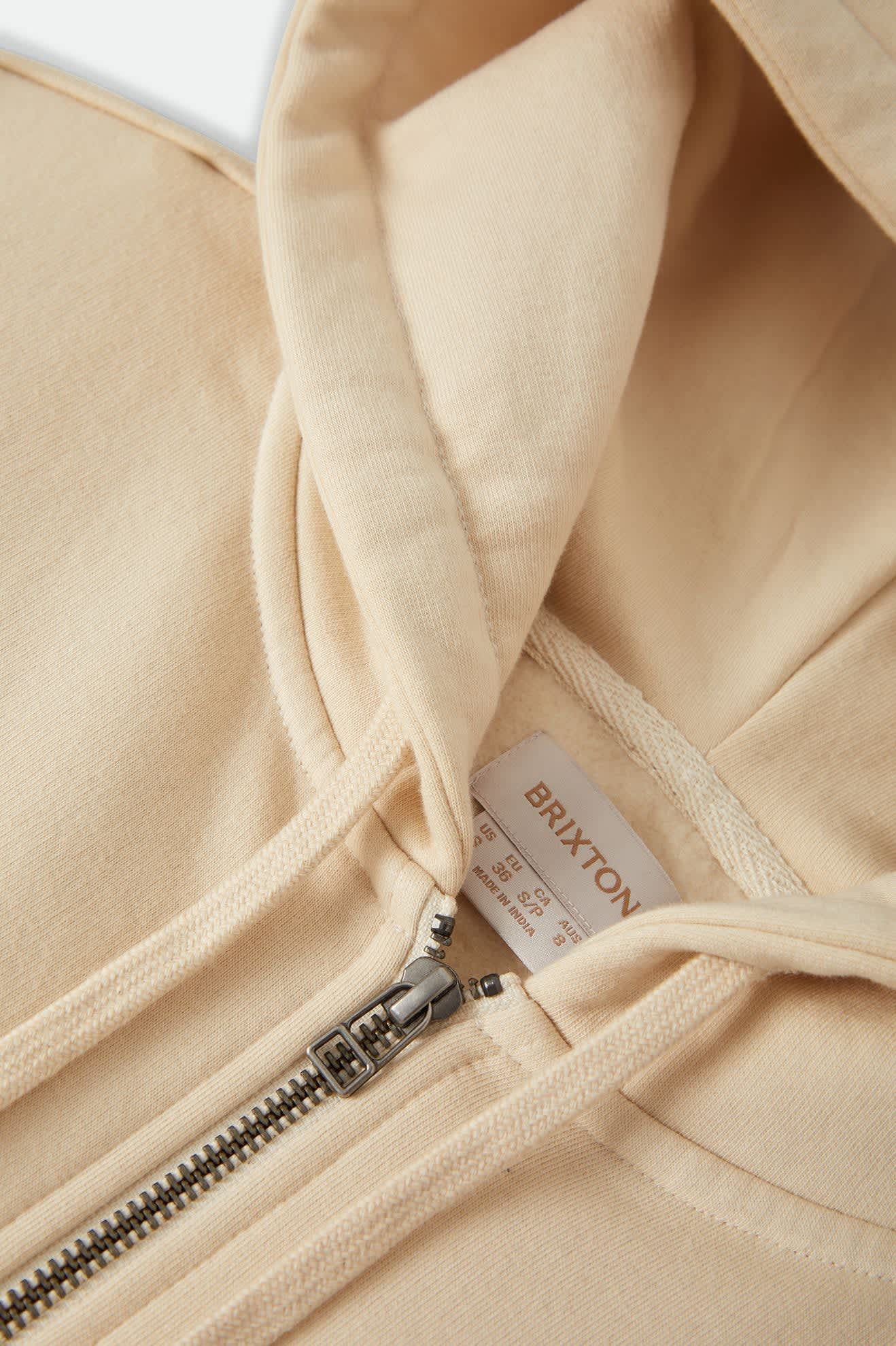 Brixton- Kissing Hearts Zip Hood