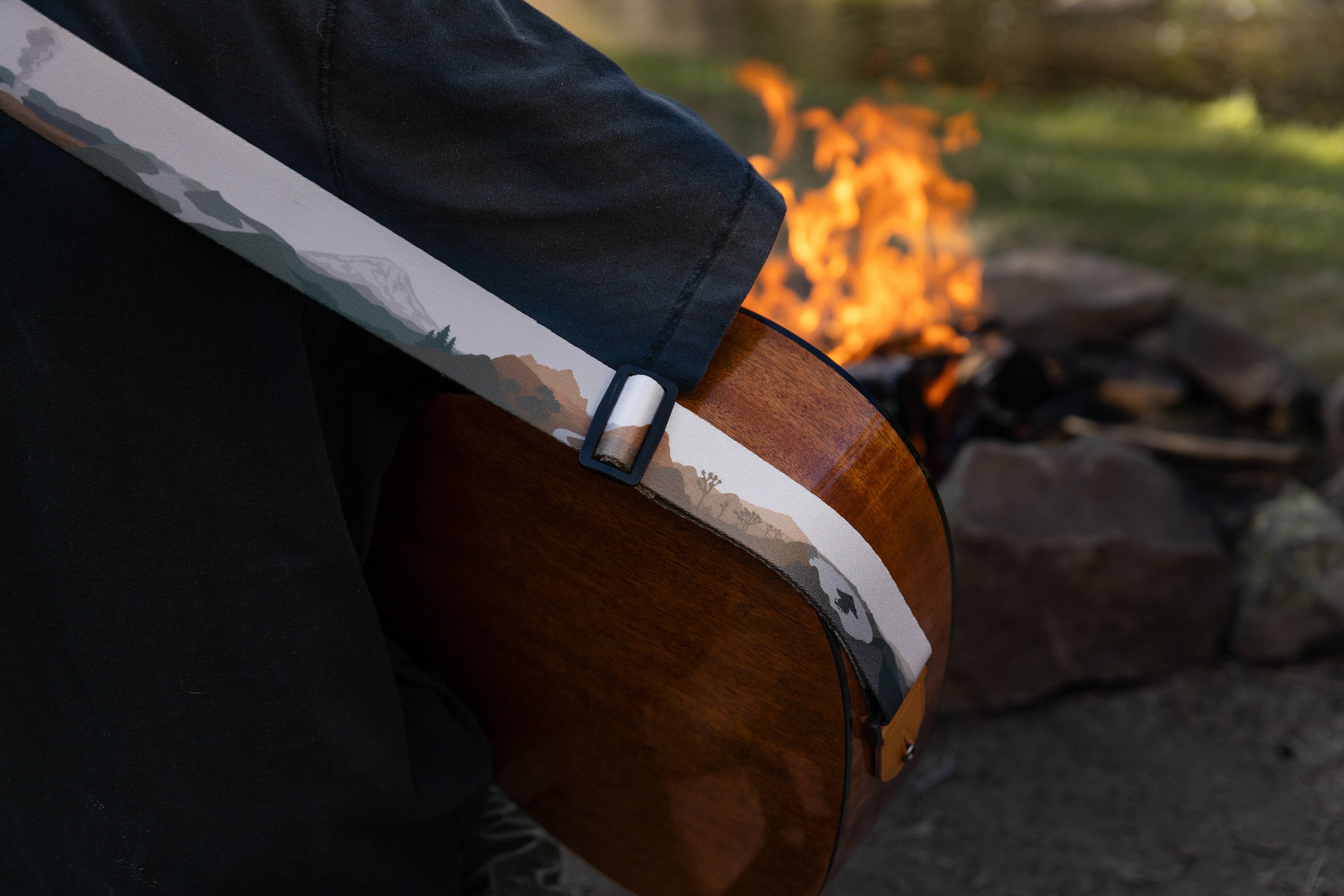 Wildtree- Guitar Strap - Parks in Color - National Park Design