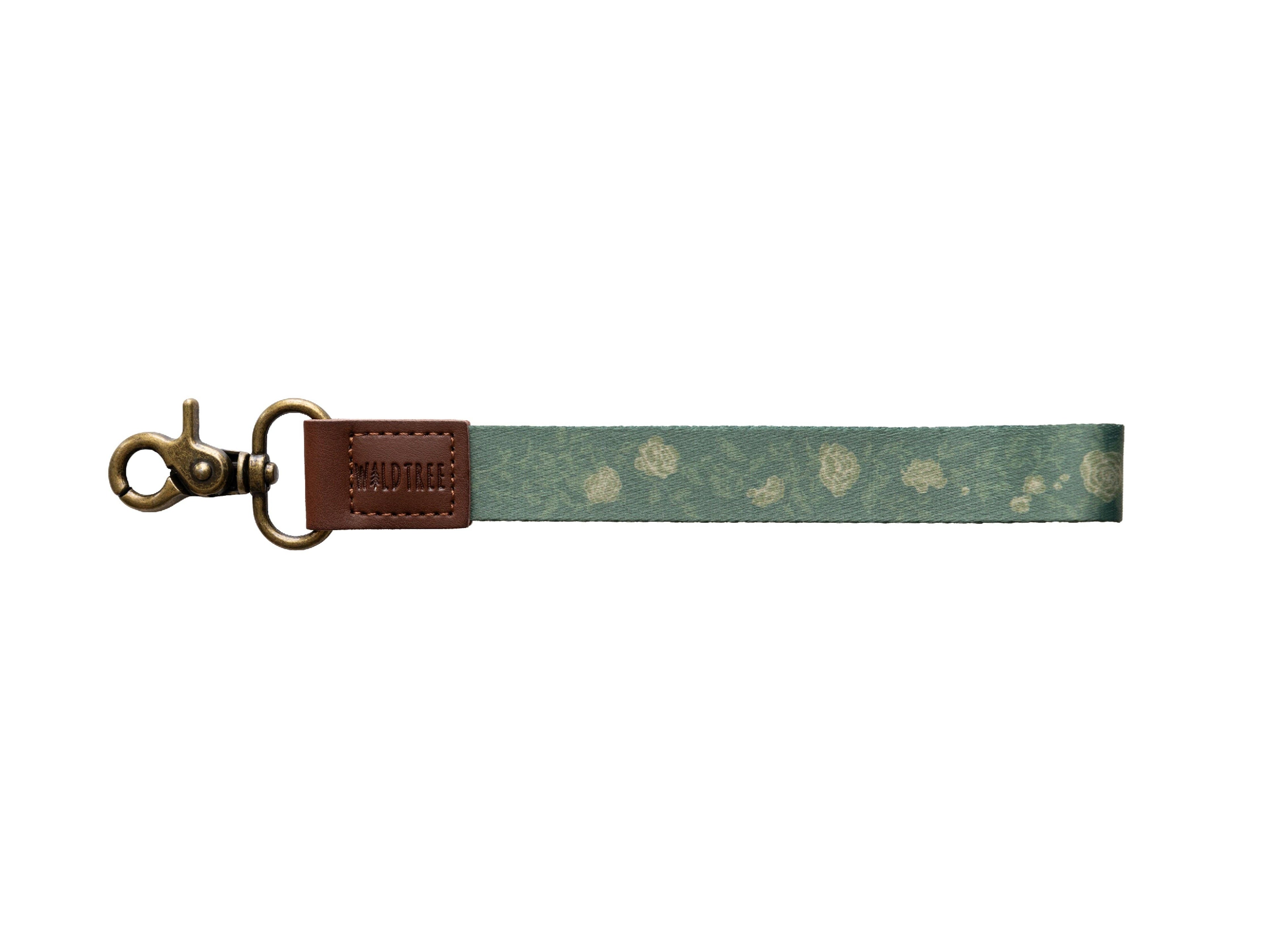 Wildtree- Vine Wristlet Keychain Lanyard- Floral Printed Design