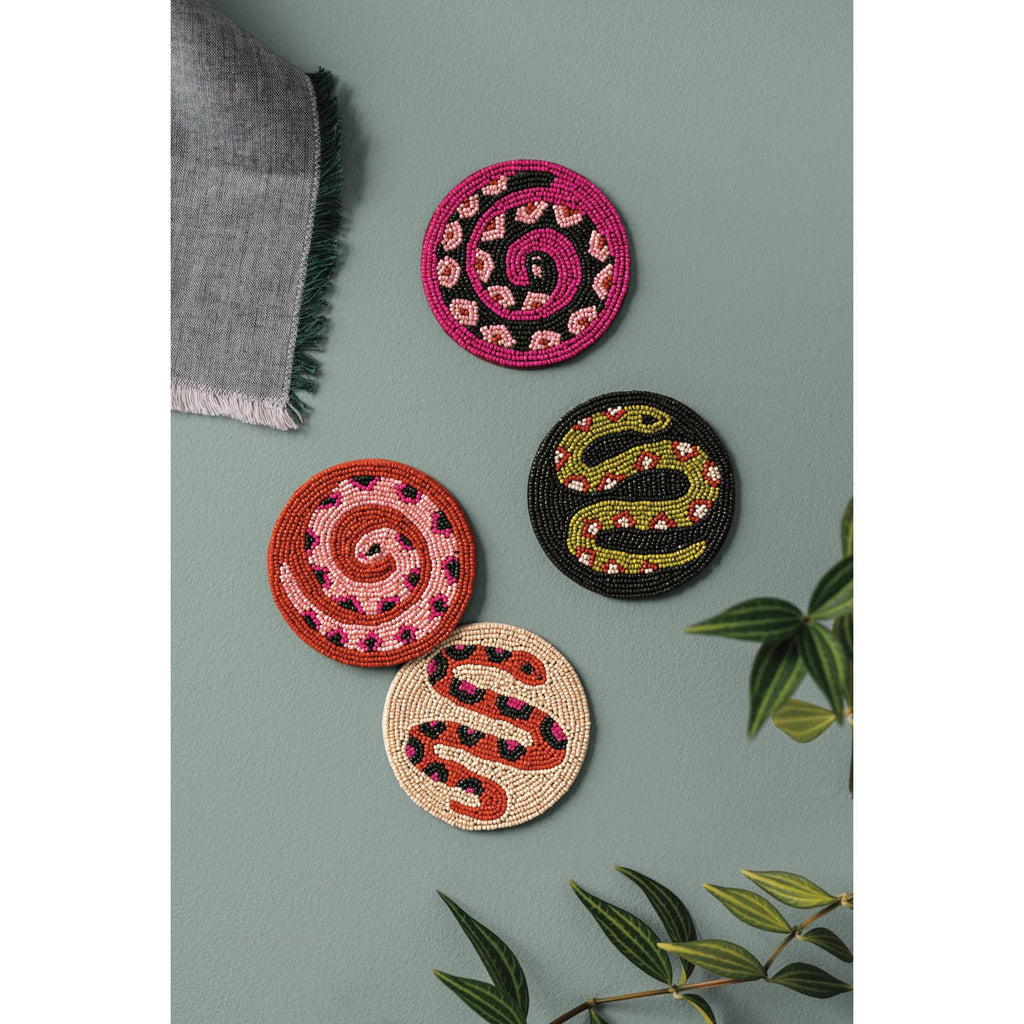 Danica Studio- Gardenland Beaded Coasters Set of 4