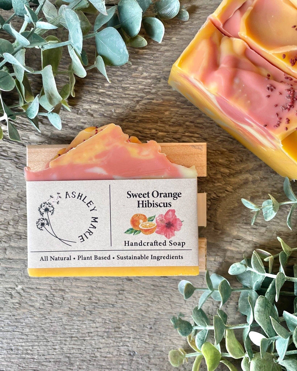 Ashley Marie Soap- Sweet Orange Hibiscus Bar Soap