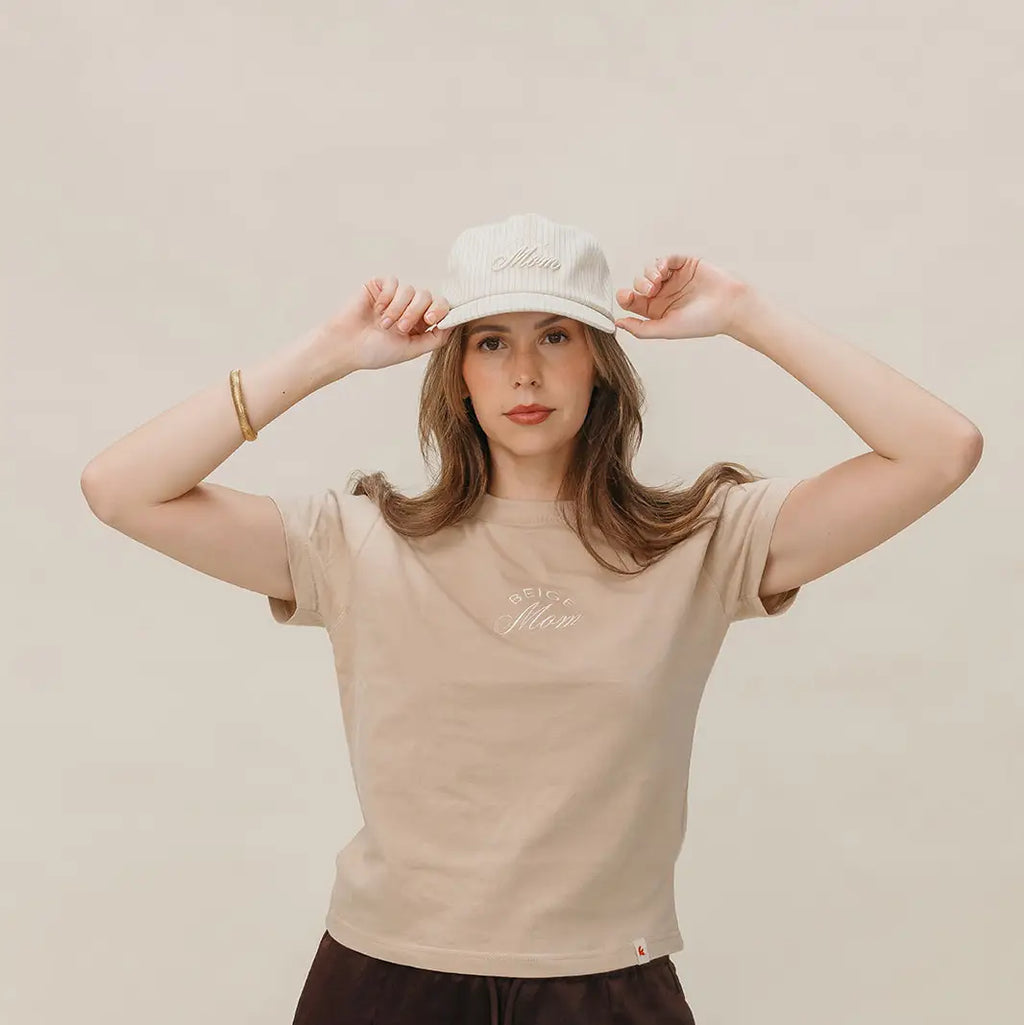 KAXI- Beige Mom Baseball Cap
