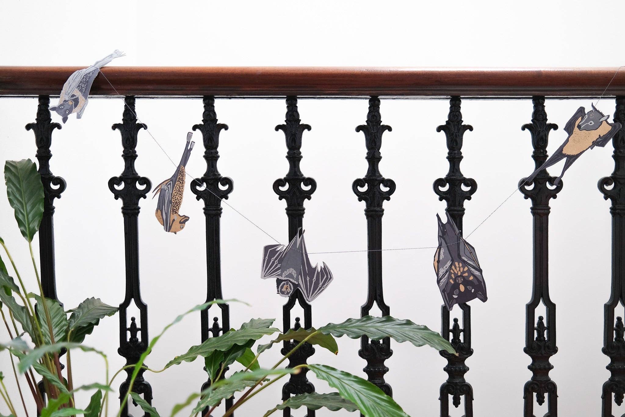 East End Press- Bats Sewn Garland