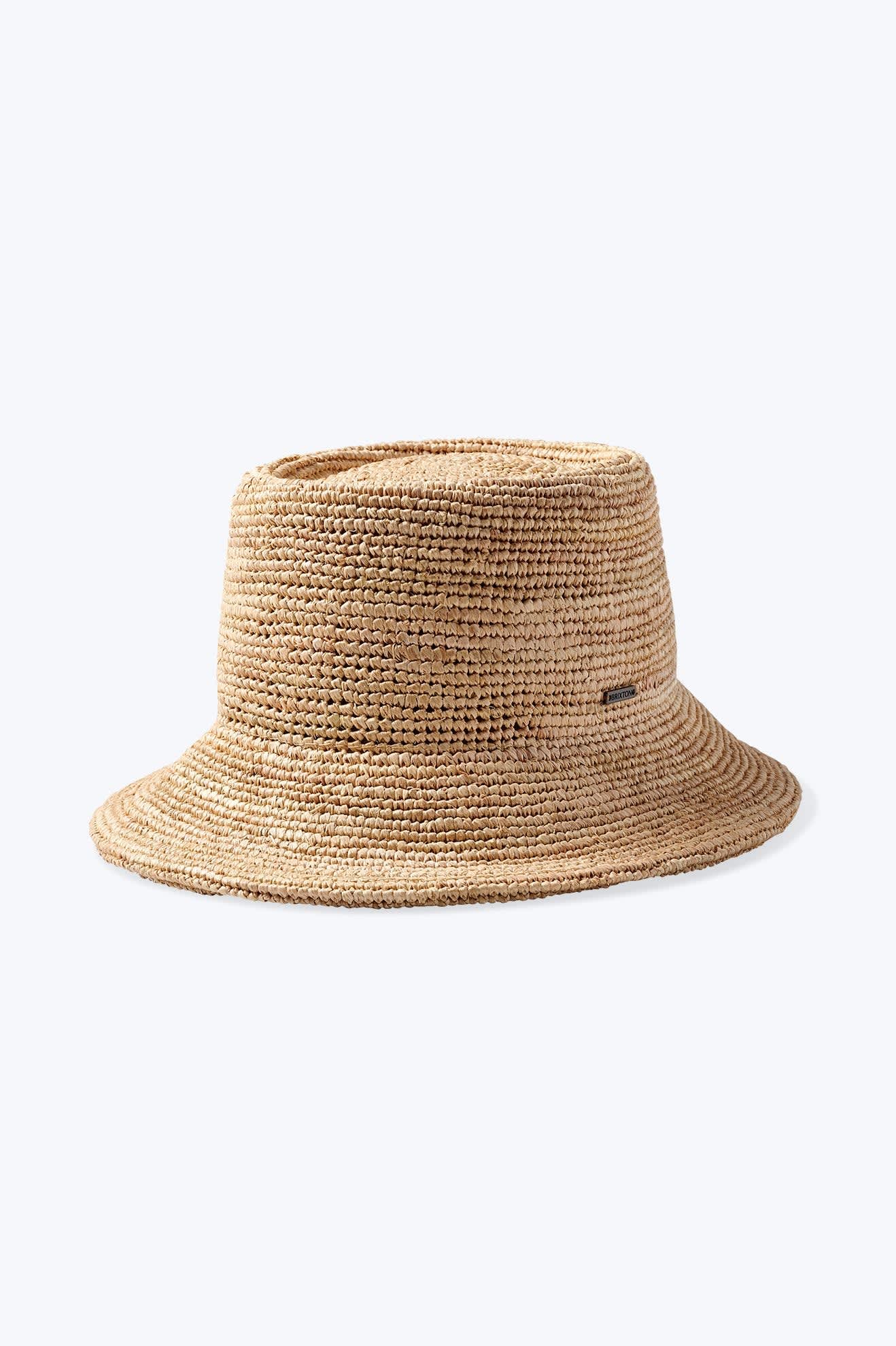 Brixton- Ellee Straw Bucket Hat