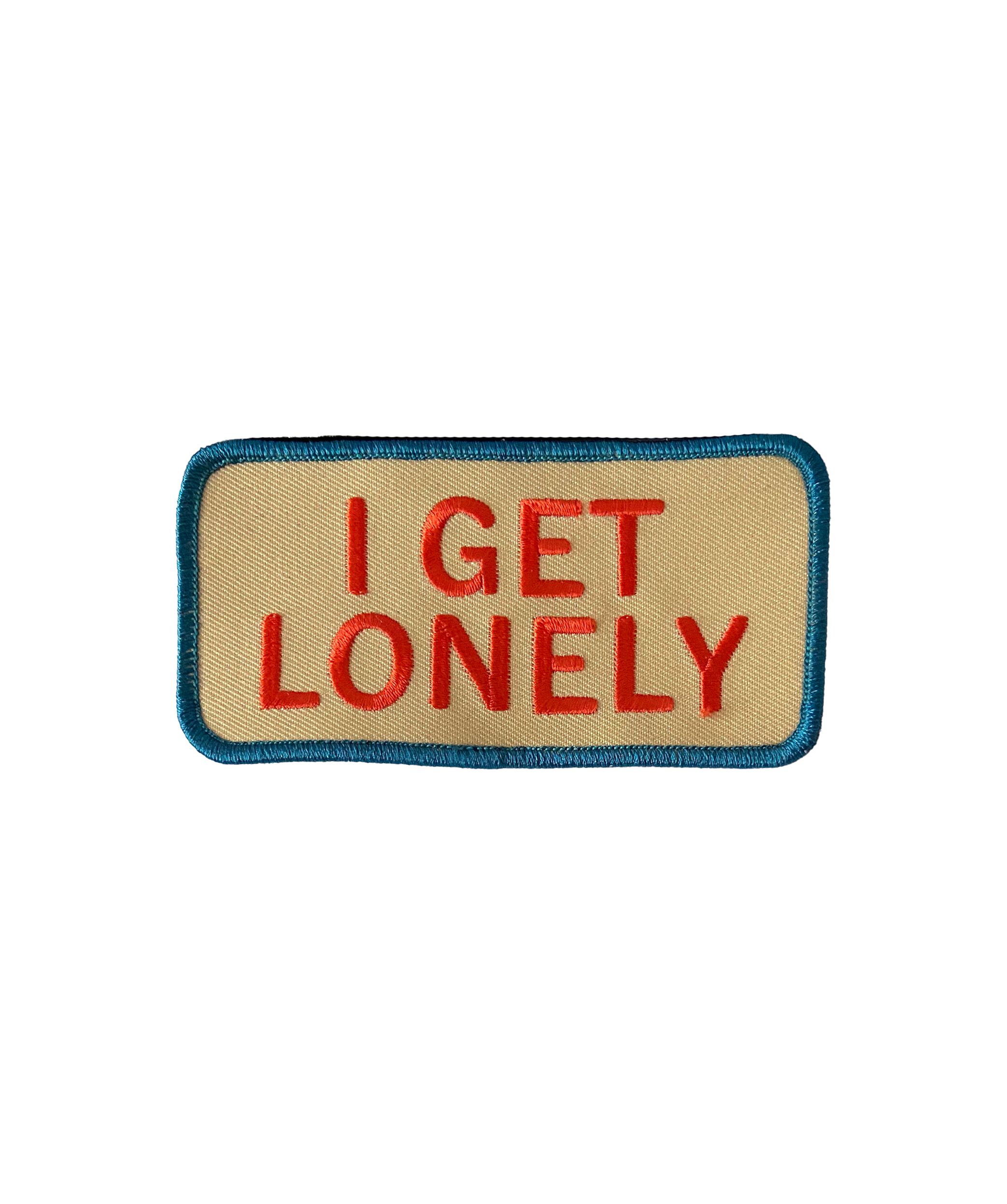 Oxford Pennant- I Get Lonely Embroidered Patch