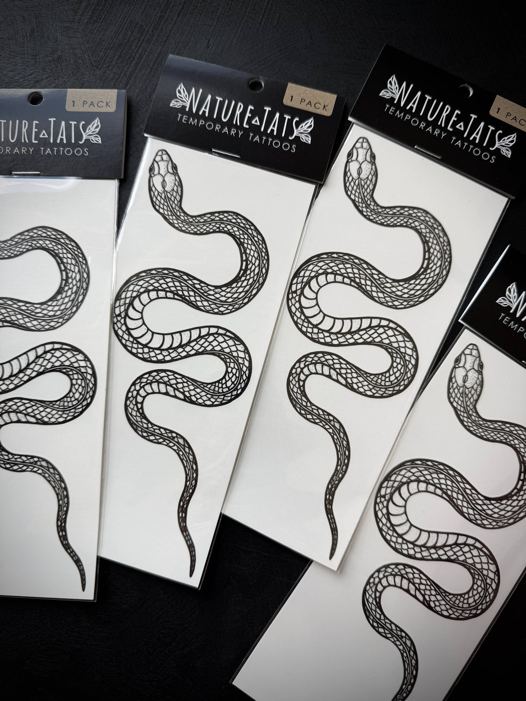 NatureTats- Garden Snake Temporary Tattoo