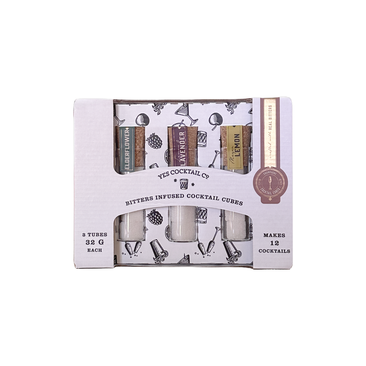 Yes Cocktail Co- Bitters Infused Cocktail Cube Gift Sets
