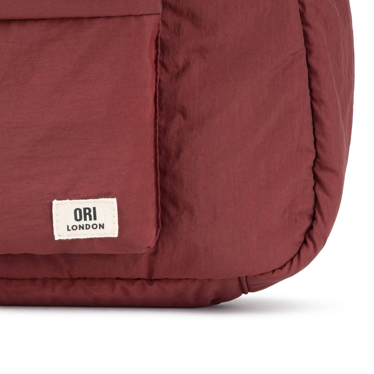 ORI London- Belsize Crossbody Bag in Bordeaux Taslon