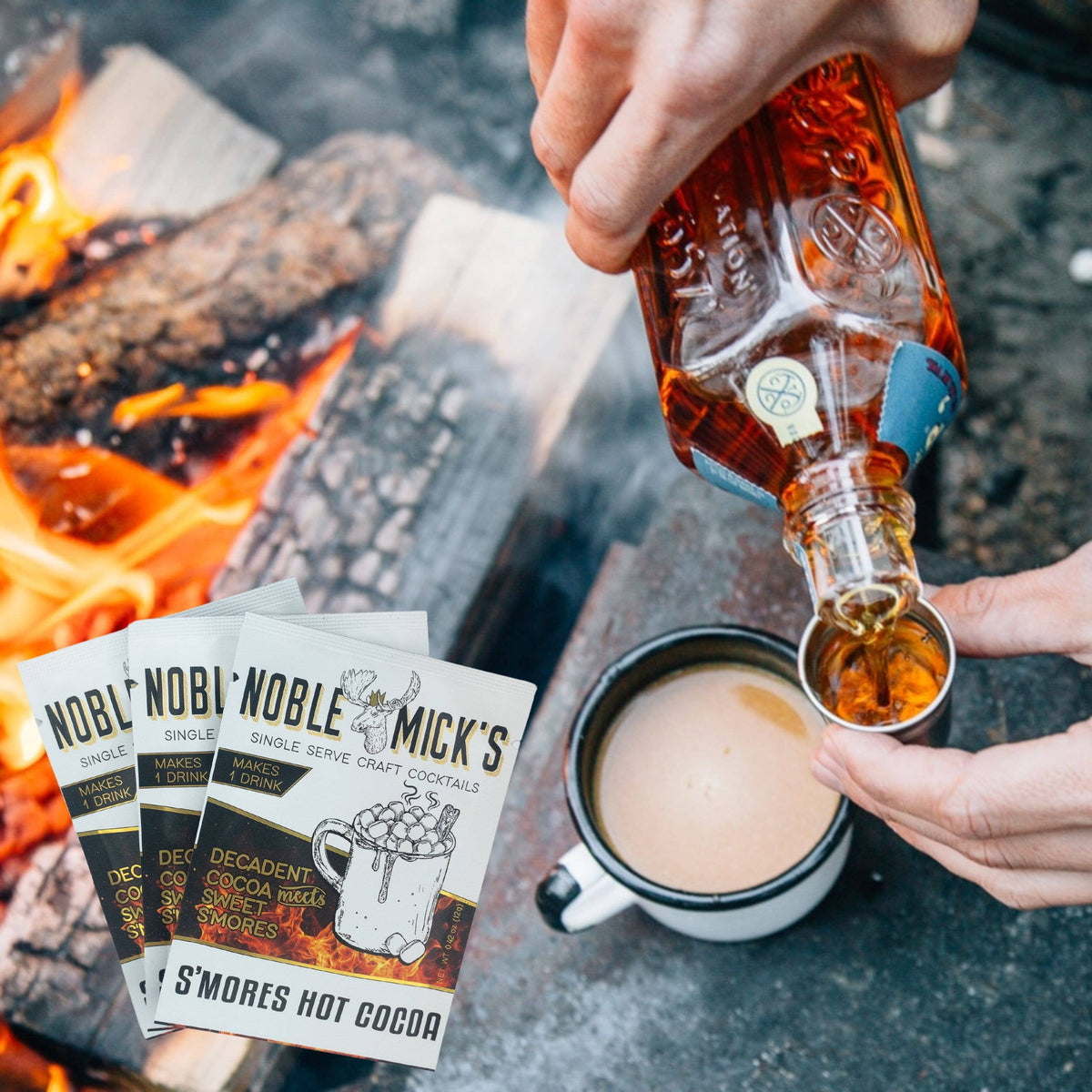 Noble Mick's- S'mores Hot Cocoa Single Serve Craft Cocktail