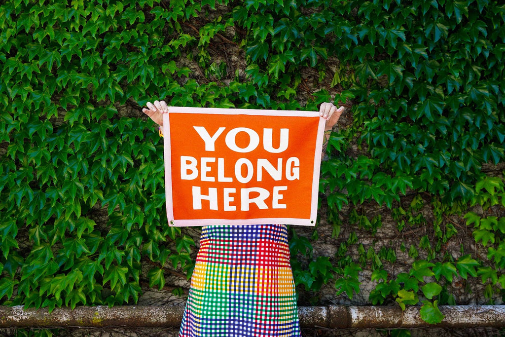 Oxford Pennant- You Belong Here Camp Flag