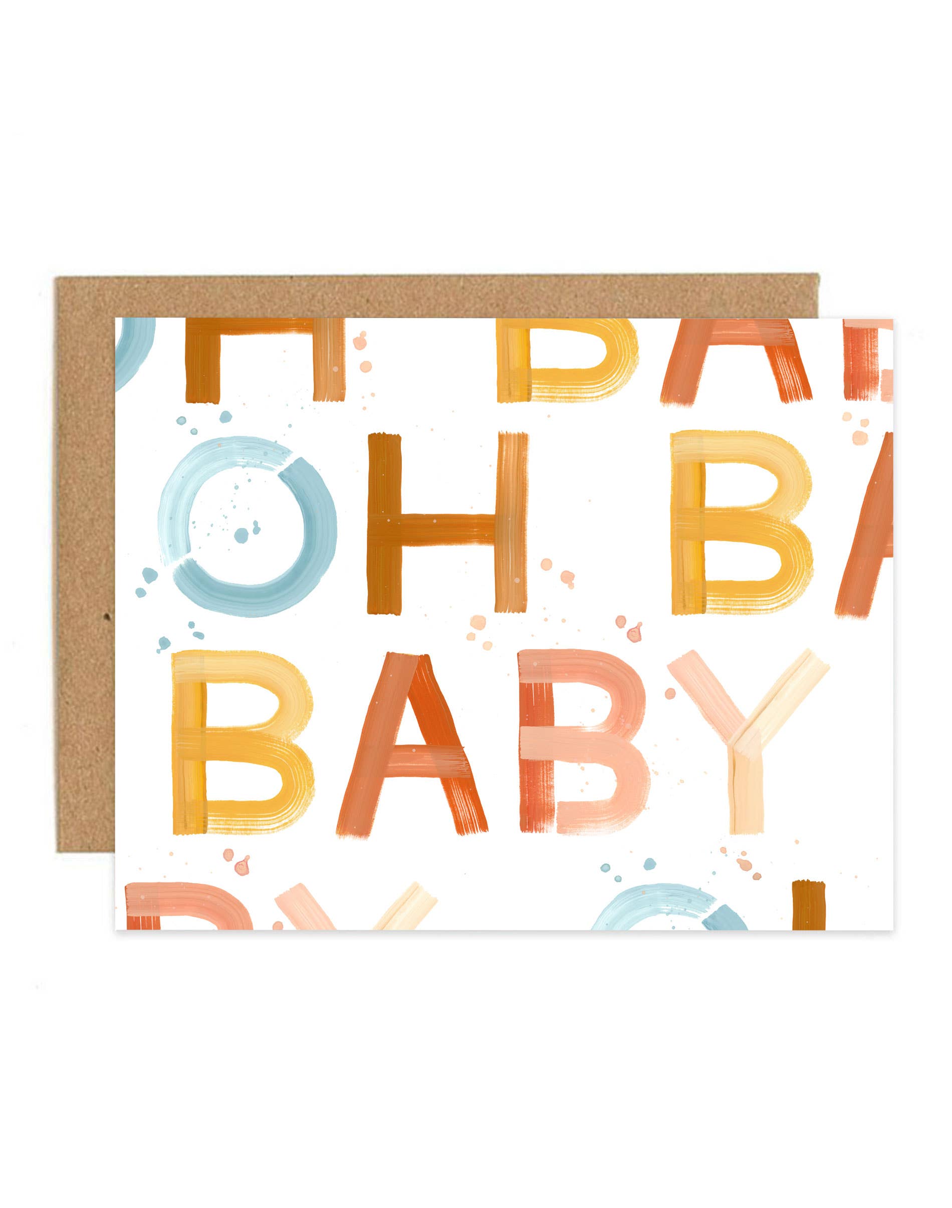 1canoe2- Oh Baby Block Greeting Card