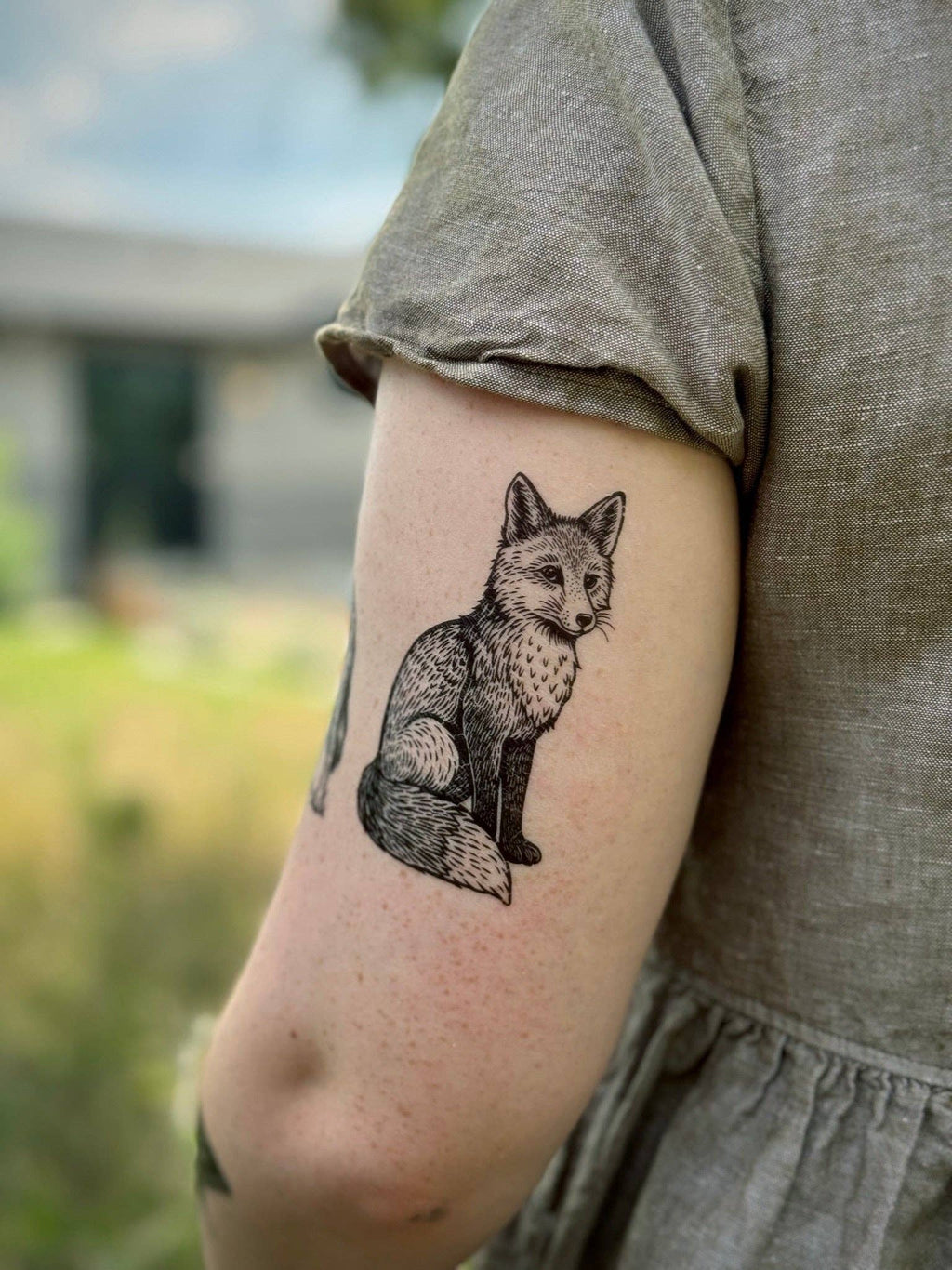 NatureTats- Fox Temporary Tattoo