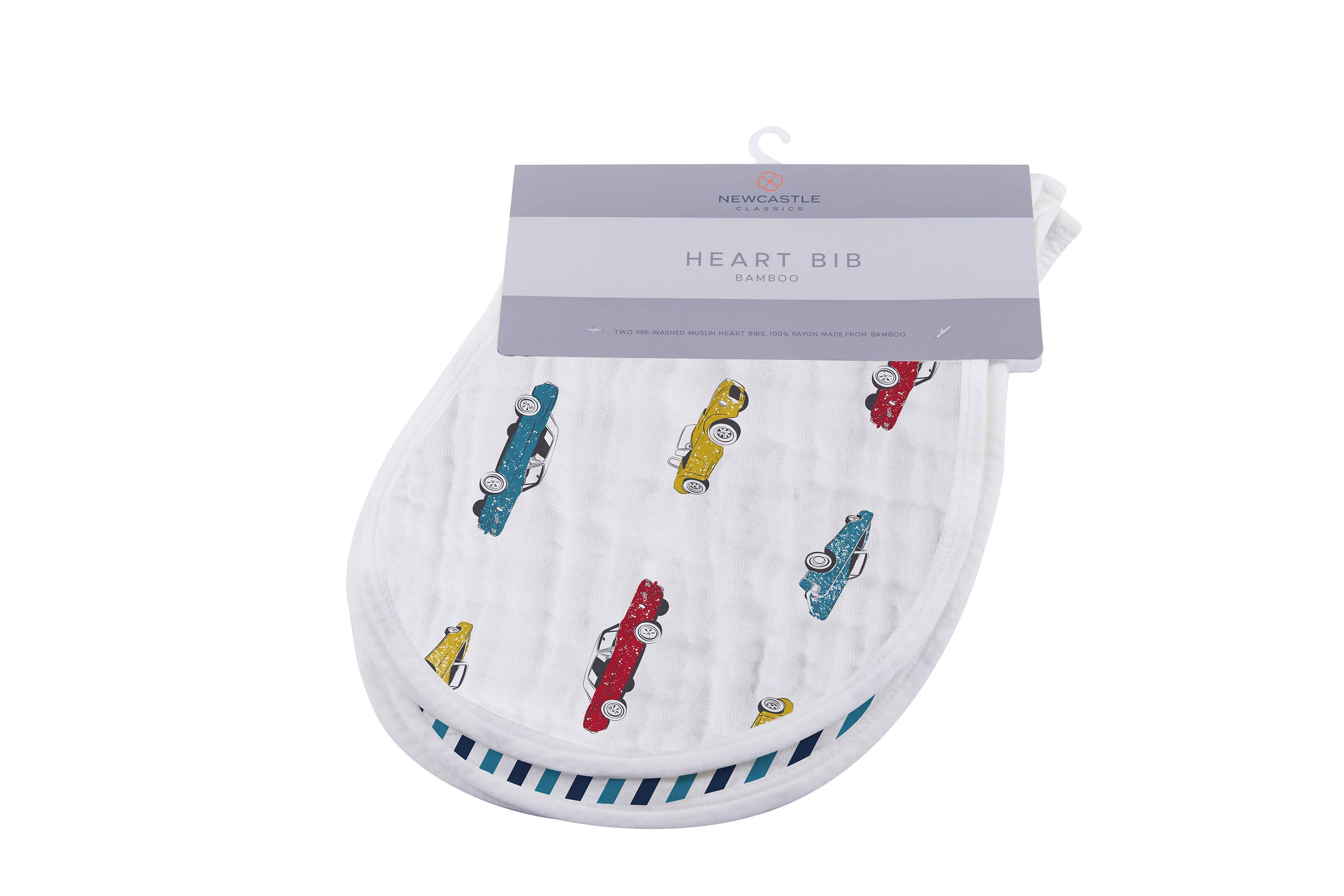 Newcastle Classics- Ultimate Road Trip Heart Bibs - Set of 2