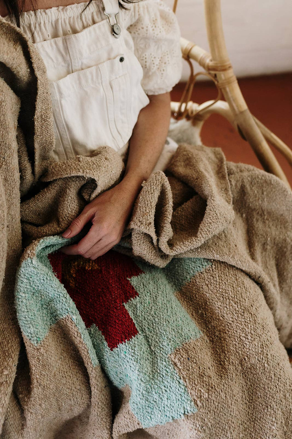Tribe and True- Taos Two (Mesa- Aqua) // Handwoven Blanket