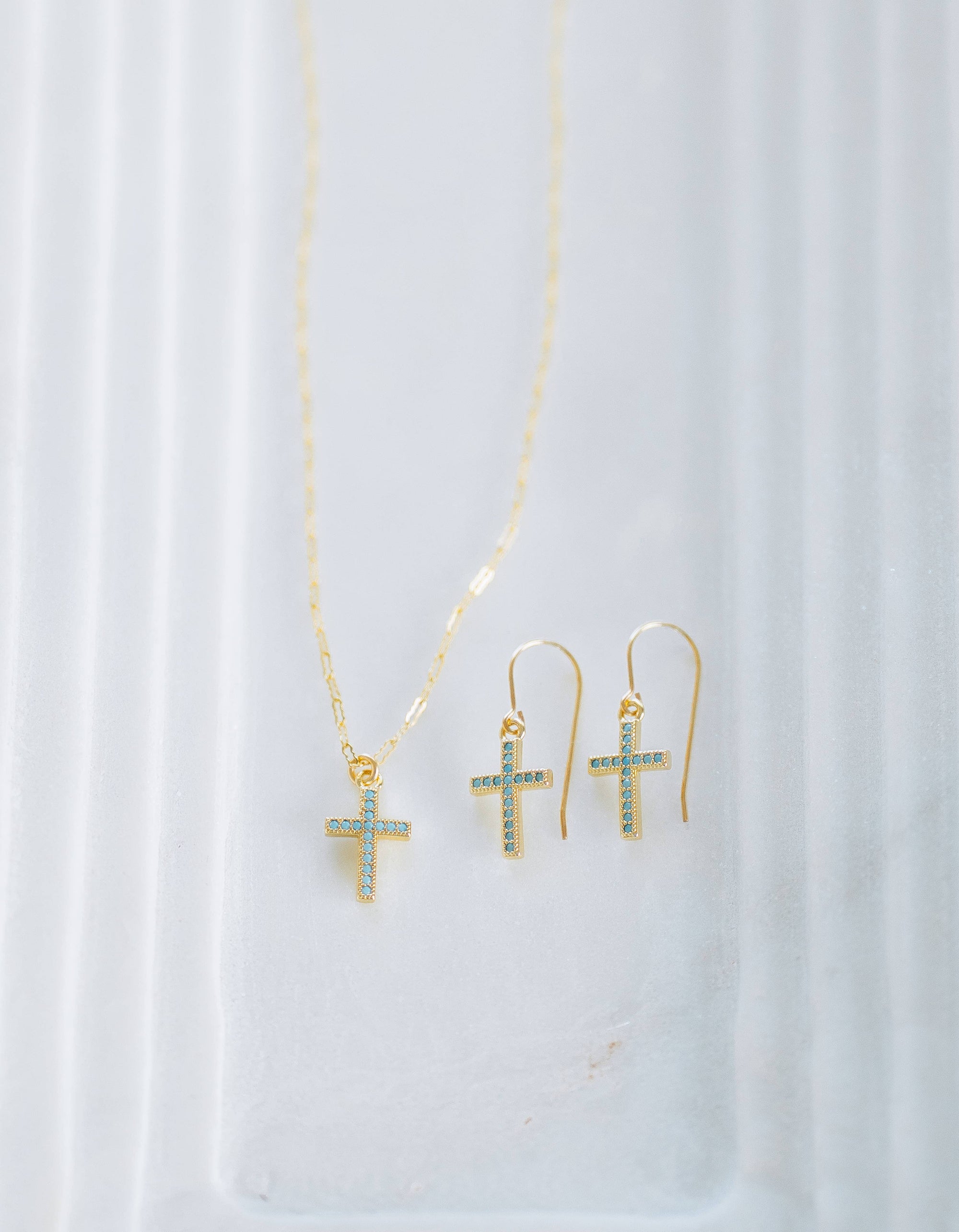 Reva Grey- Stevie Cross Earring