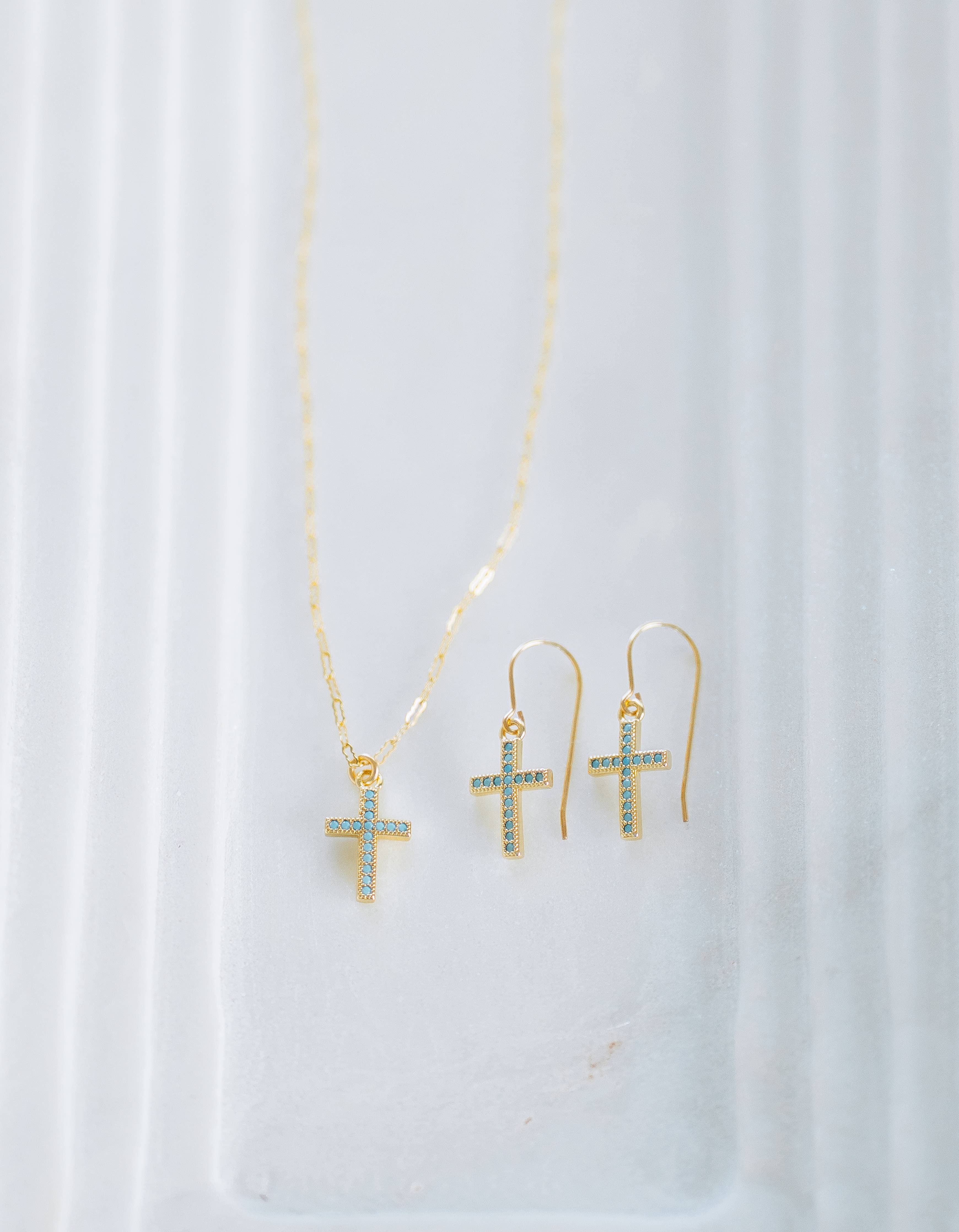 Reva Grey- Stevie Cross Earring