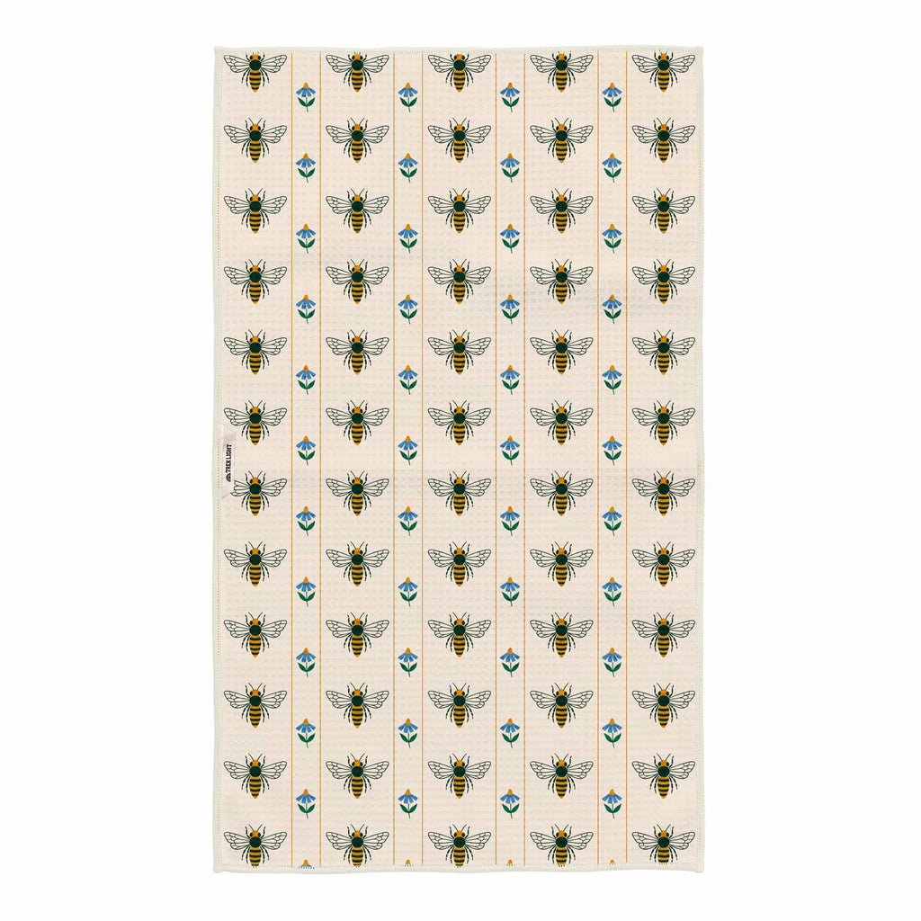 Trek Light- Kitchen Tea Towel Quick Dry | Honeybee