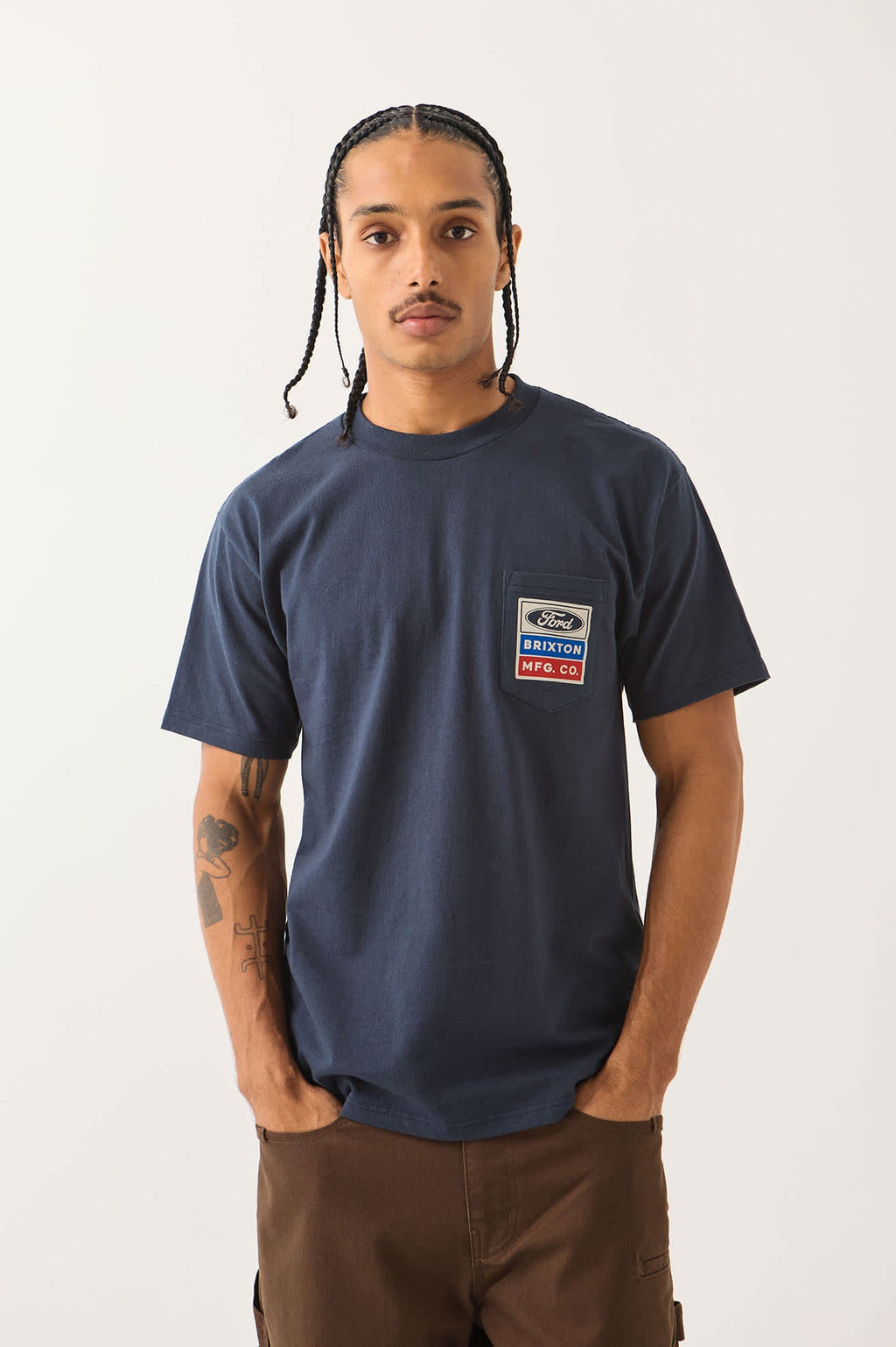 Brixton- Ford Service Dept Pocket T-Shirt