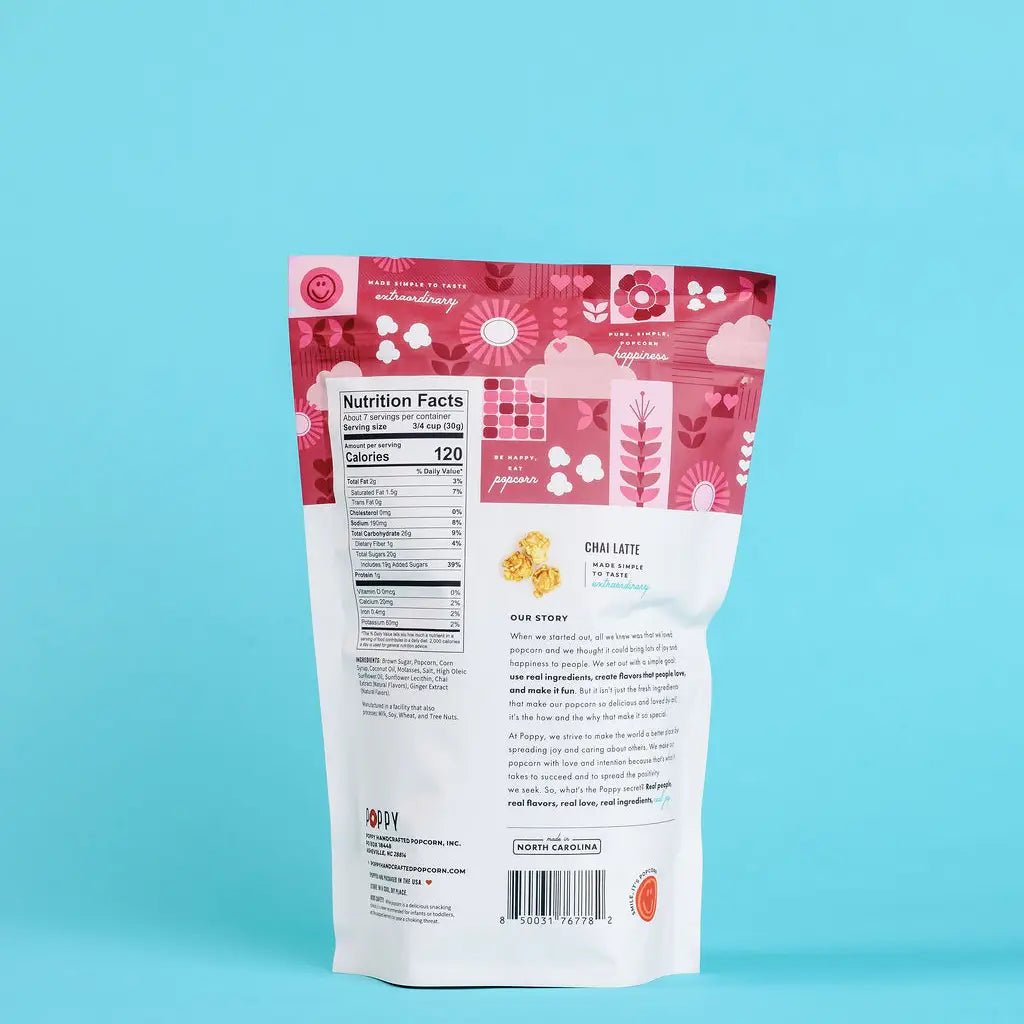 Poppy Popcorn- Chai Latte Popcorn