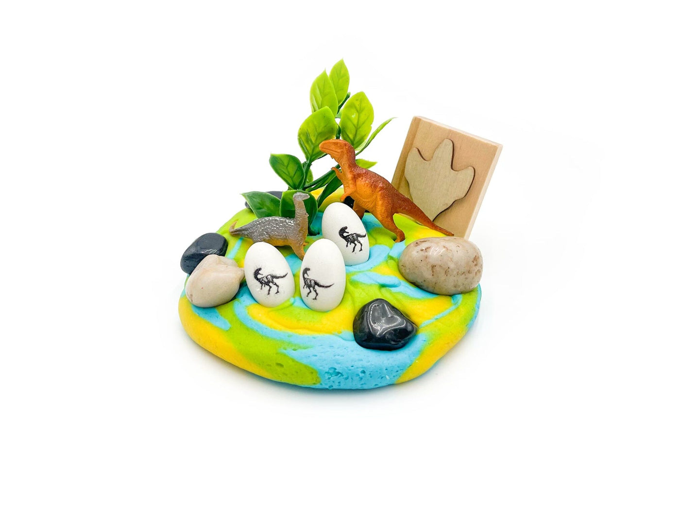 Young + Wild and Friedman- Grab & Go Dough Jar - Dinosaur