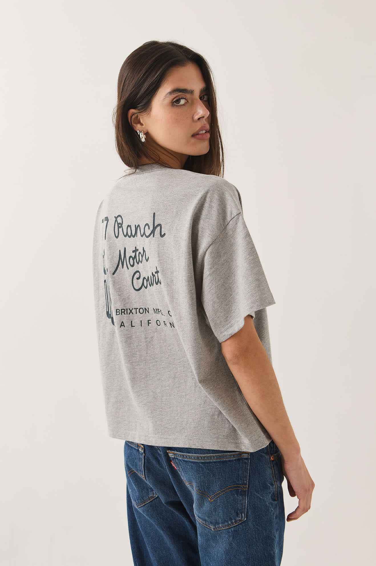 Brixton- Ranch Motor Court Boxy Crop Top
