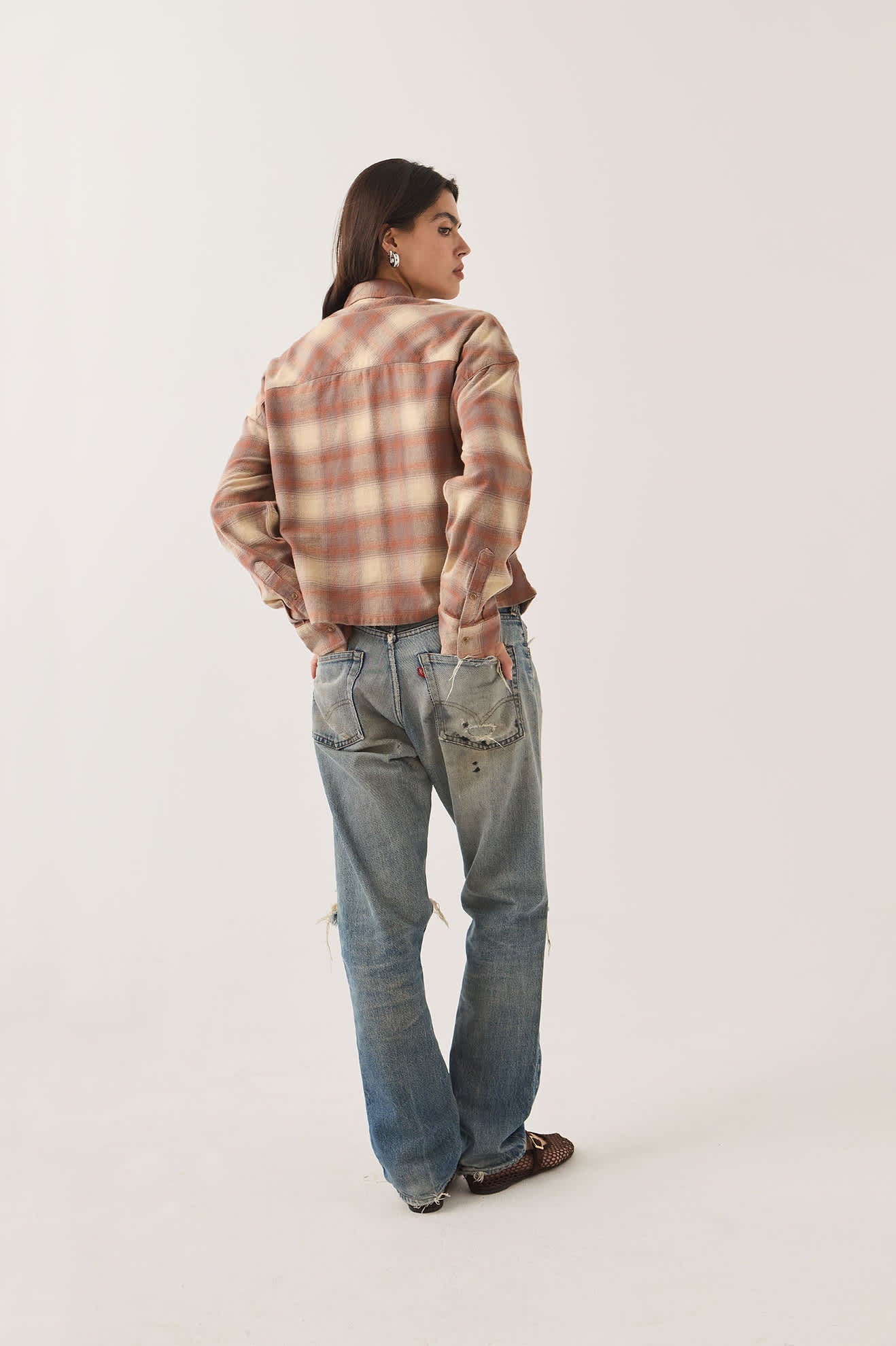 Brixton- Women's Bowery Crop Overshirt
