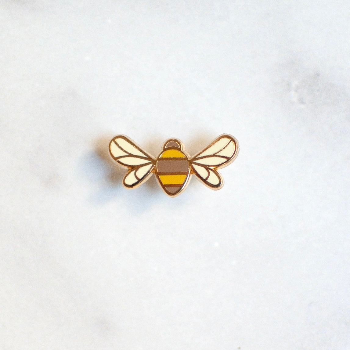 Helmsie- Bee Enamel Pin