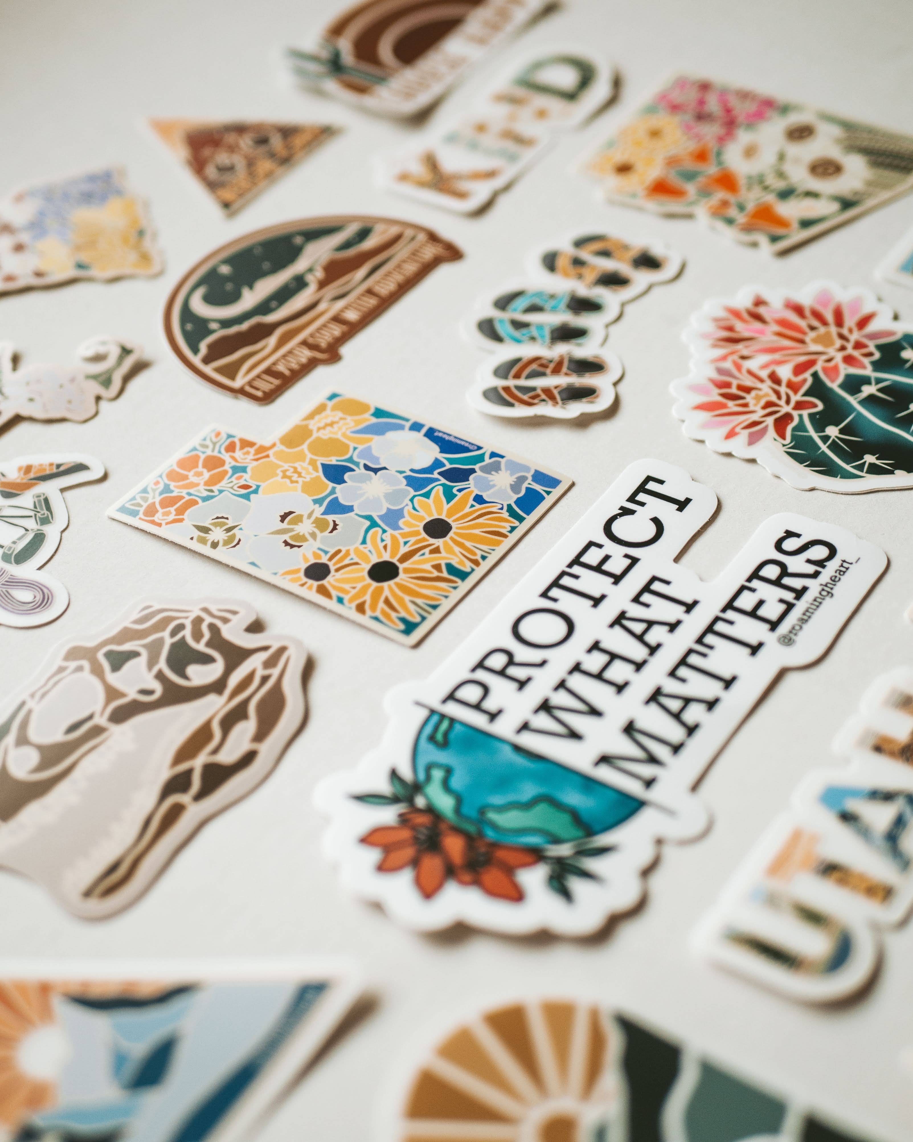 Roaming Heart- Dinosaur Fossil | Sticker