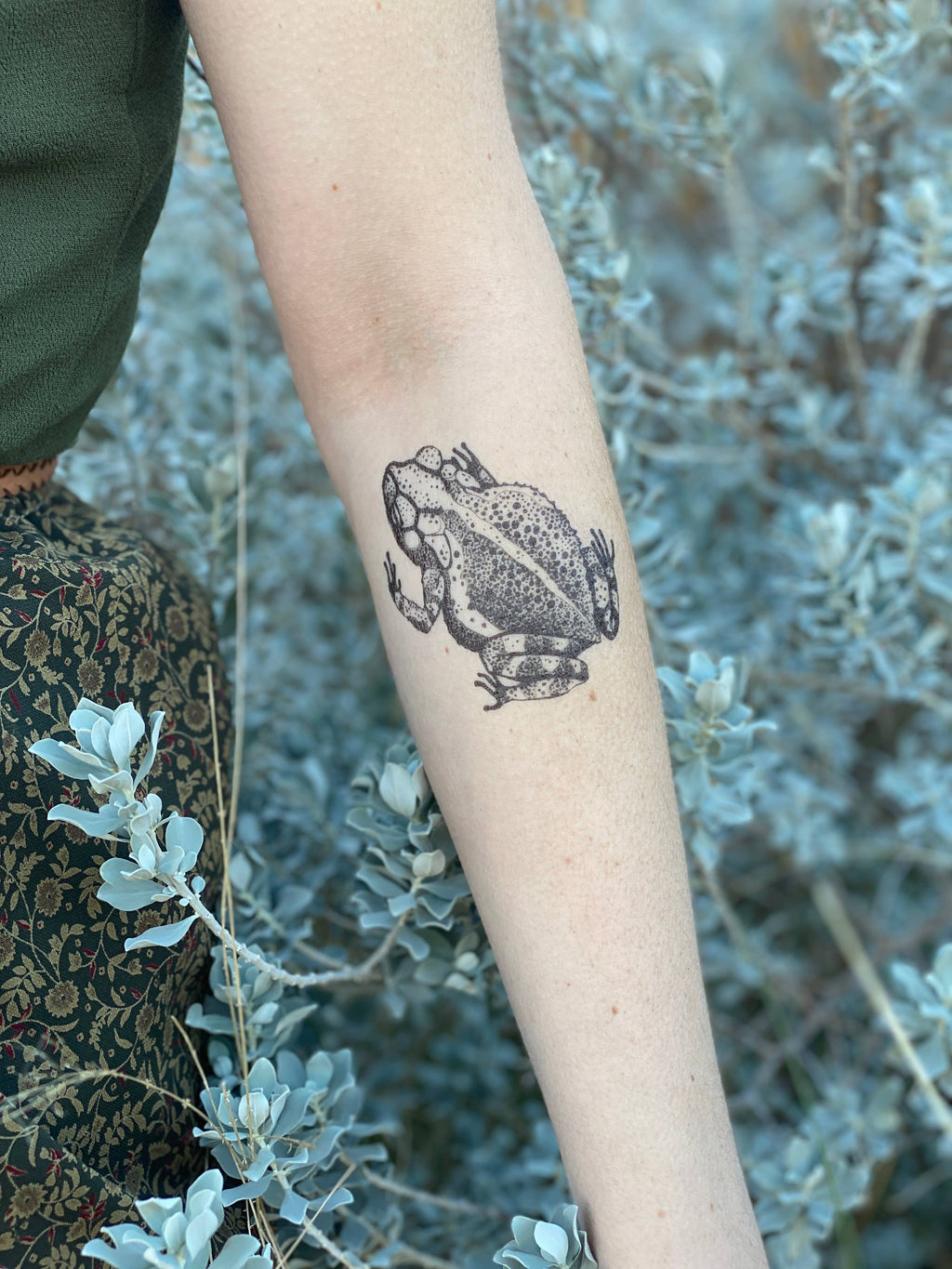 NatureTats- Toad Temporary Tattoo