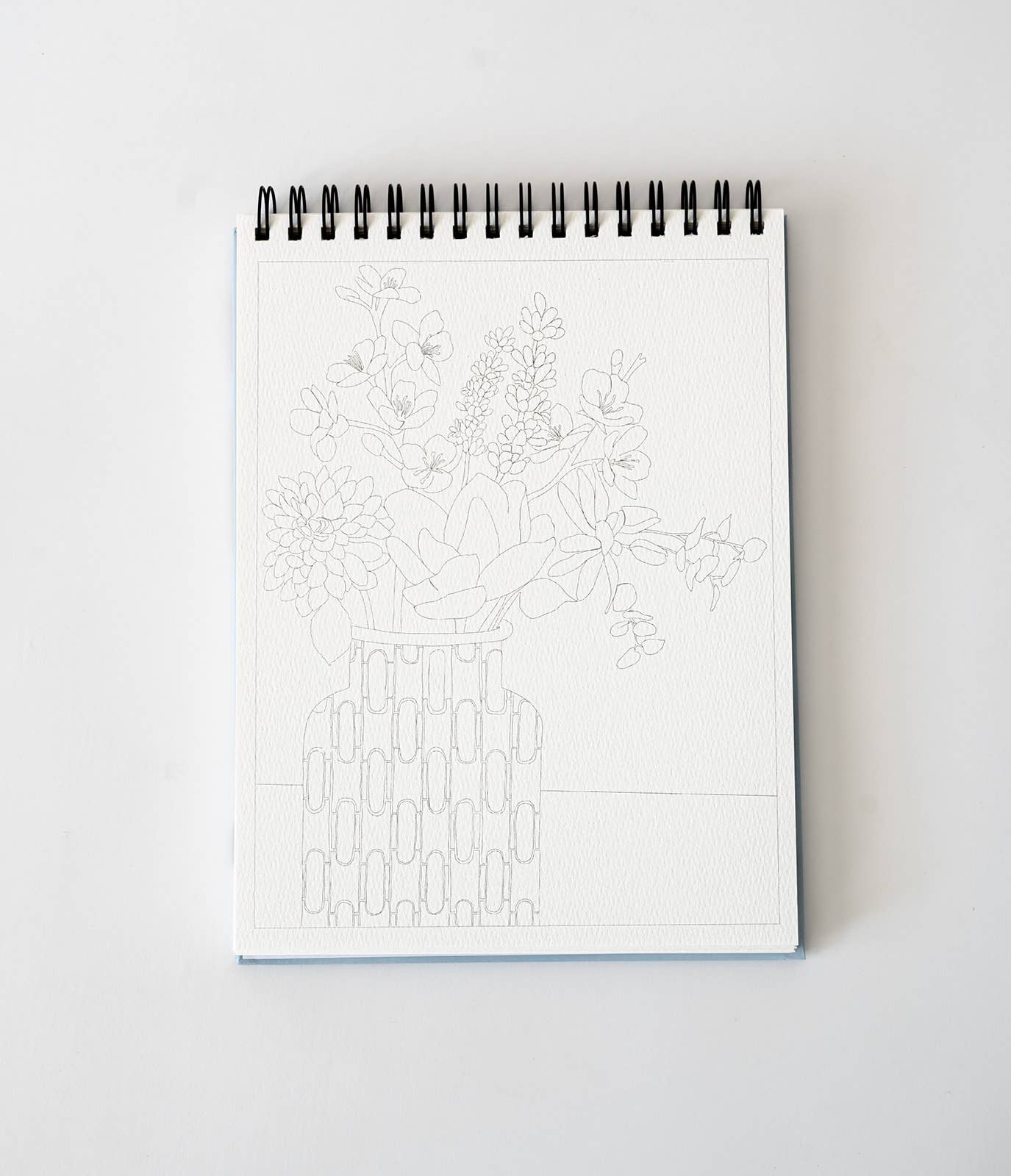Bailey Rae Studio- Floral Watercoloring Book - Outlines with Video Tutorials