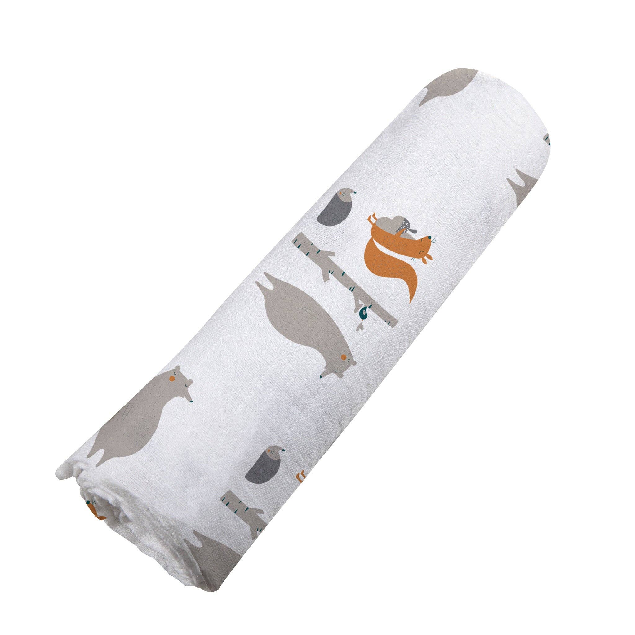Newcastle Classics- Forest Friends Cotton Muslin Swaddle