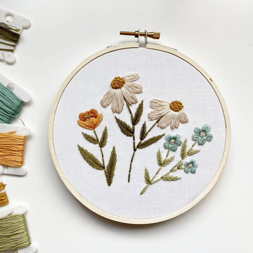 Urbann Nest- Wildflower Embroidery Kit