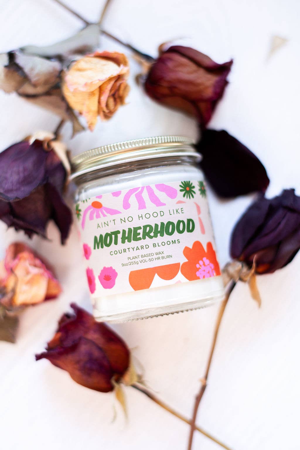 Broken Top Brands- Austy Lou Ain't No Hood Like Motherhood 9oz Soy Candle