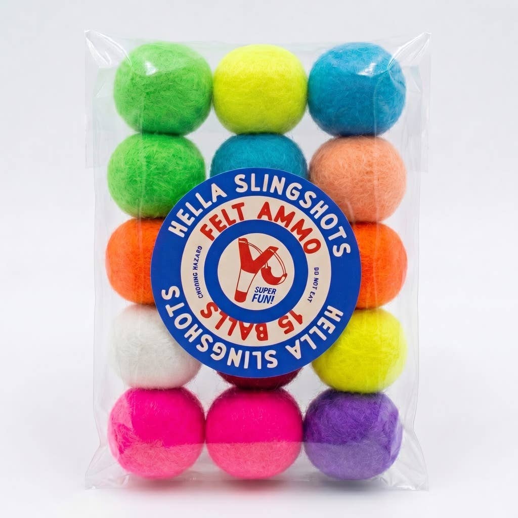 Hella Slingshots- Felt Ball Balls