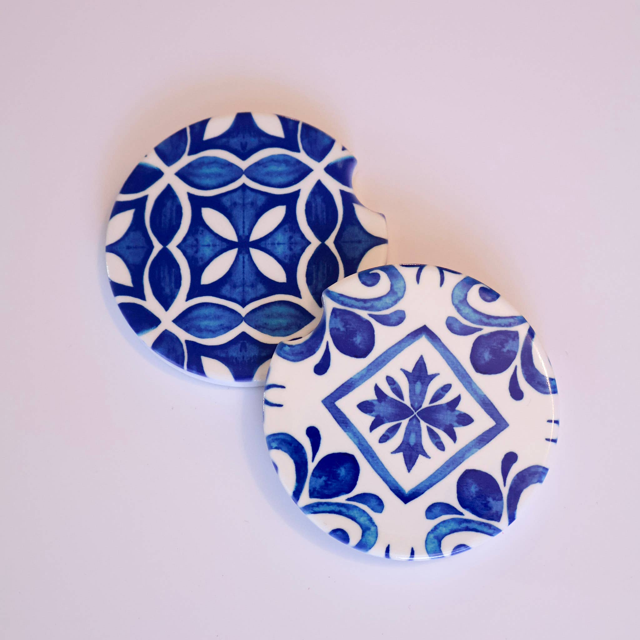 Gaec Studio- Mexican Tile Style - Car Coasters Set of 2