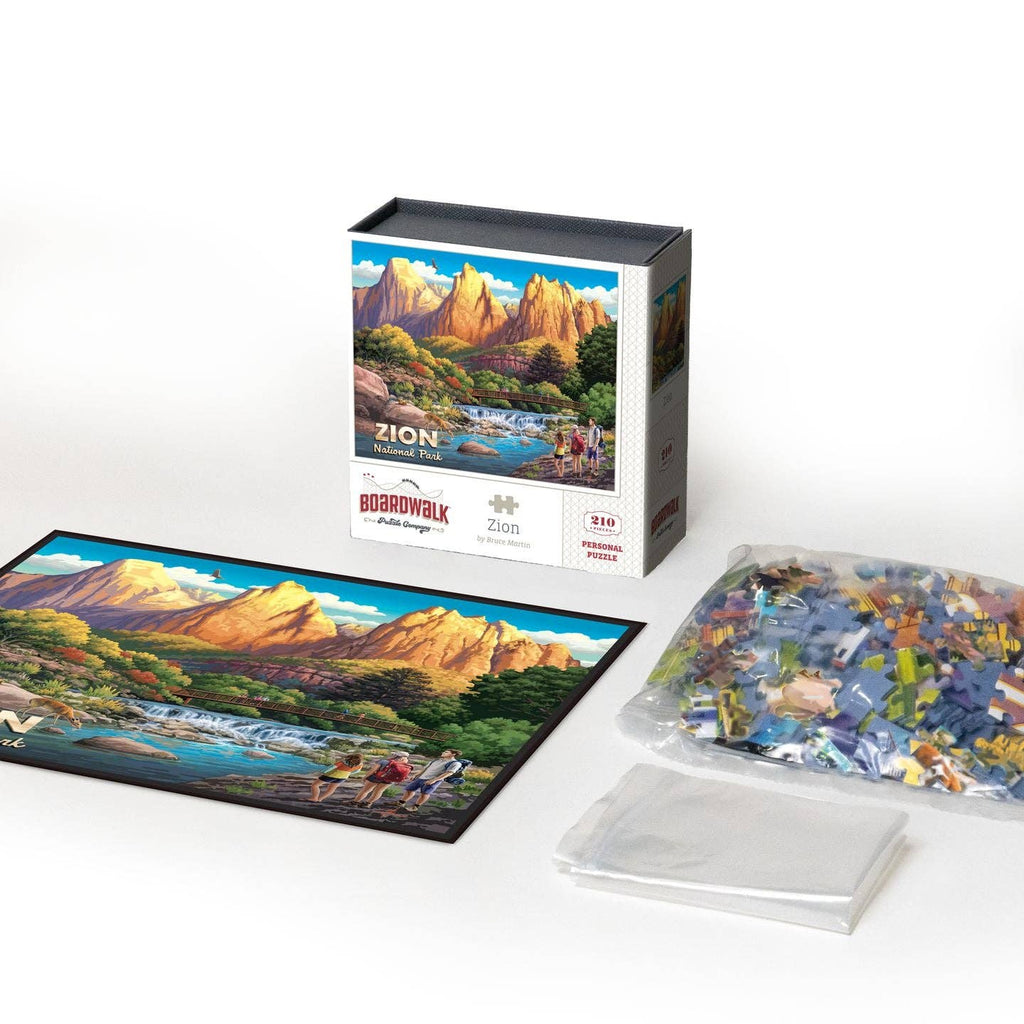 Boardwalk Puzzle Company- Zion National Park - Personal Puzzle - 210 Piece