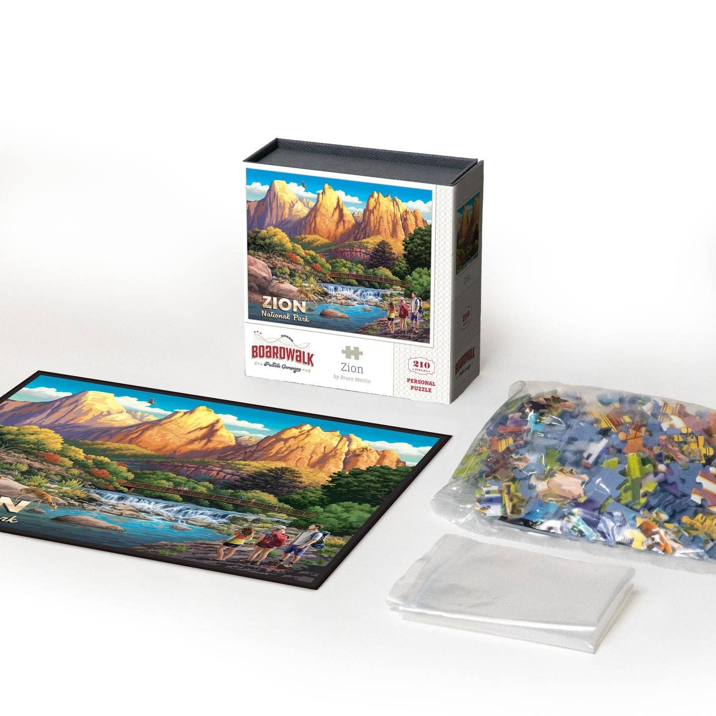 Boardwalk Puzzle Company- Zion National Park - Personal Puzzle - 210 Piece