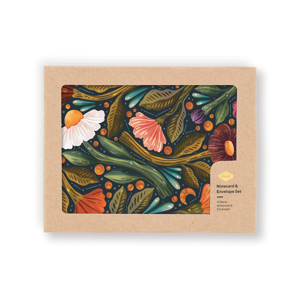 Denik- Nightsky Floral Notecards