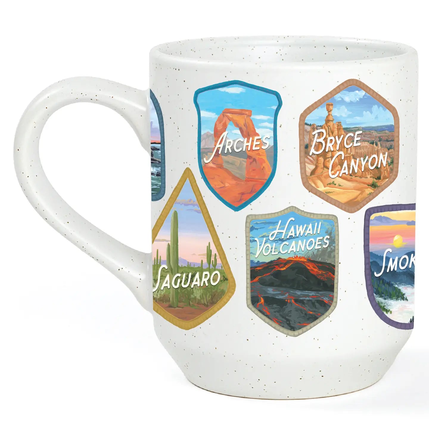 1Canoe2- National Parks Badges Ceramic Mug