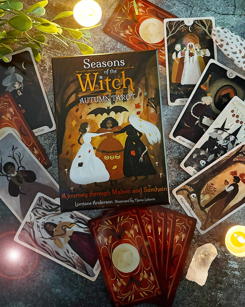 Simon & Schuster- Seasons of the Witch Autumn Tarot by Lorriane Anderson
