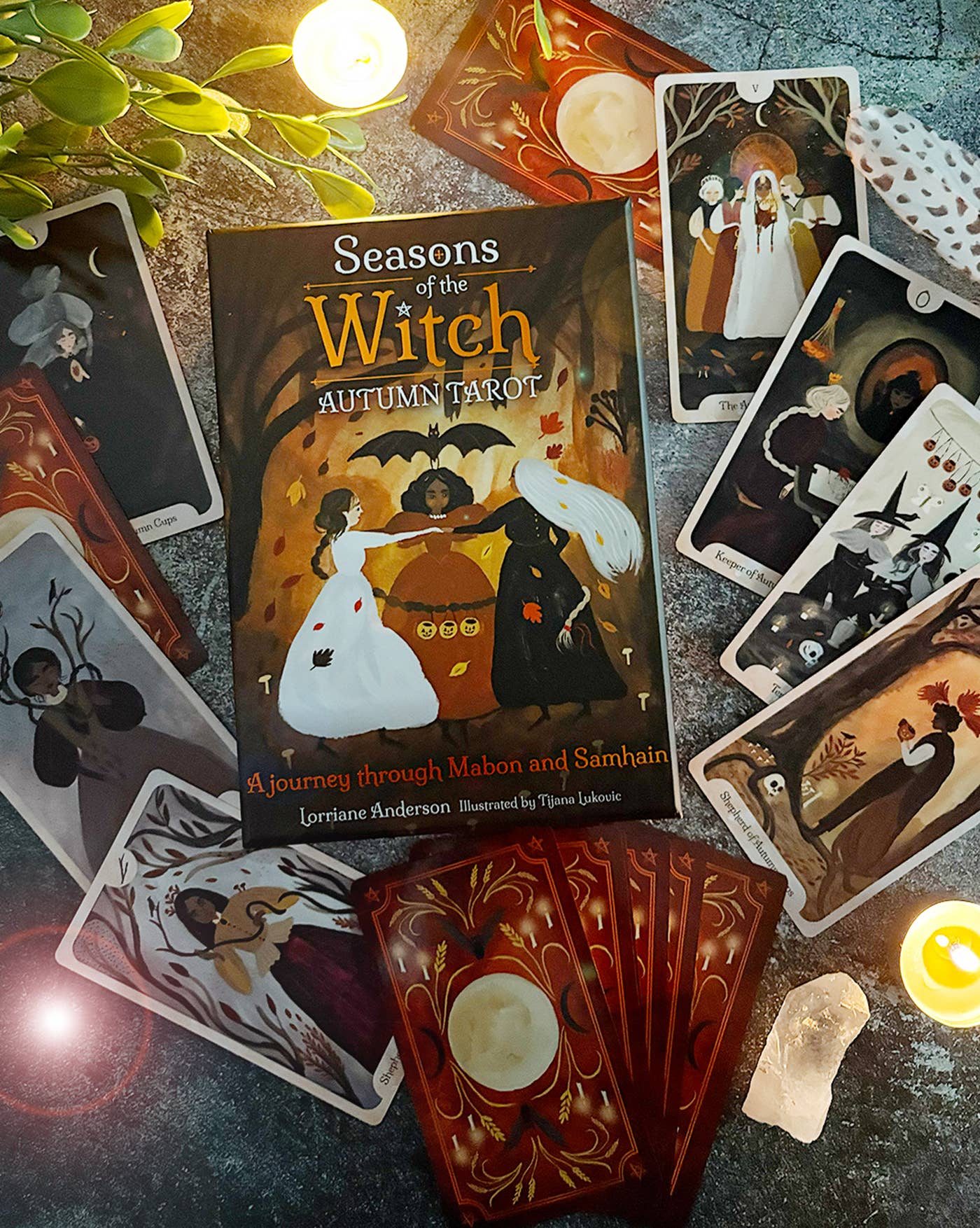 Simon & Schuster- Seasons of the Witch Autumn Tarot by Lorriane Anderson