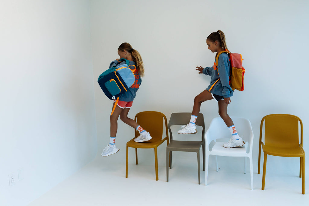 Minimalist Folk Co.- Sorry, My Dog Ate My Homework | DUSTY BLUE | oversized drop shoulder | KIDS