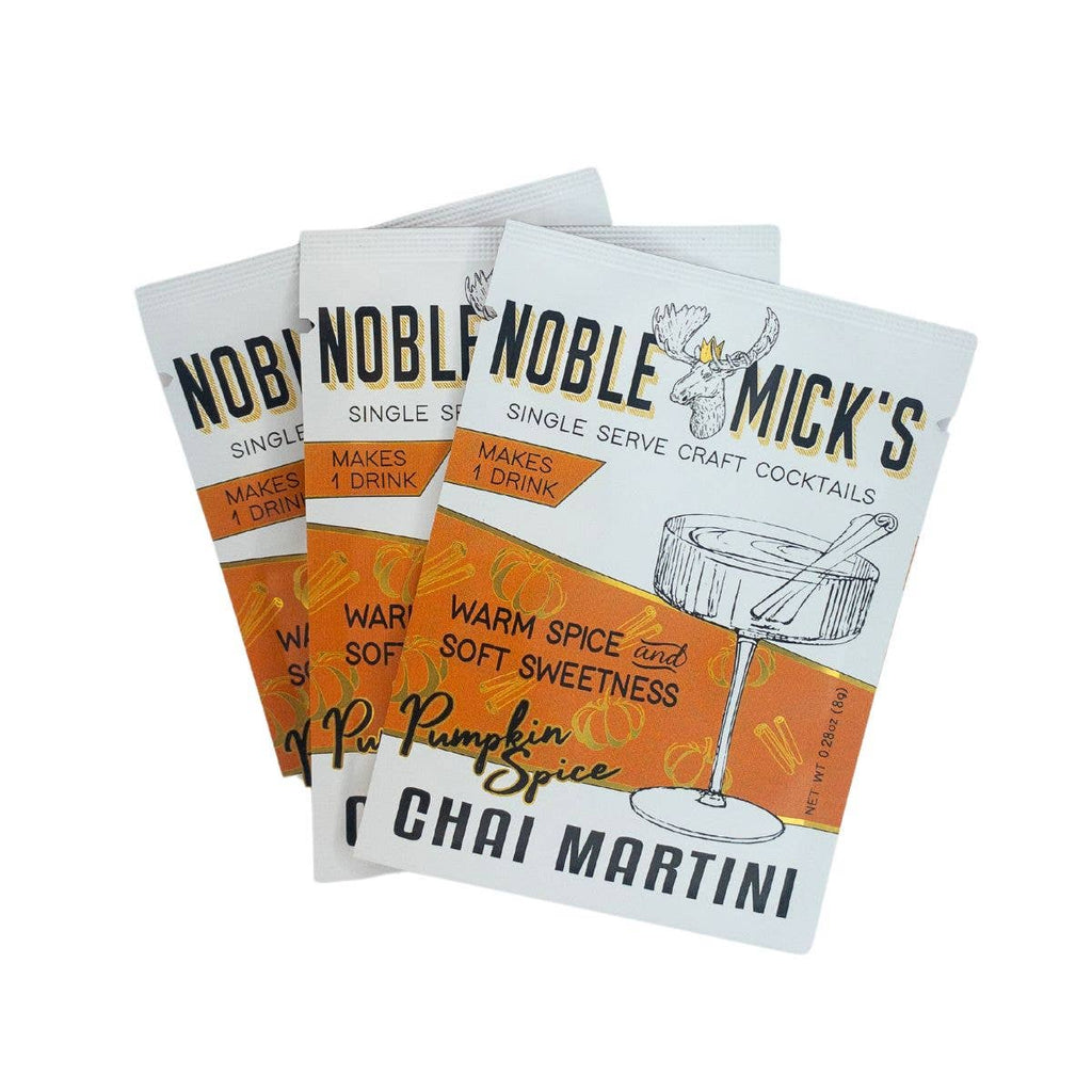 Noble Mick's- Pumpkin Spice Chai Martini Single Serve Craft Cocktail
