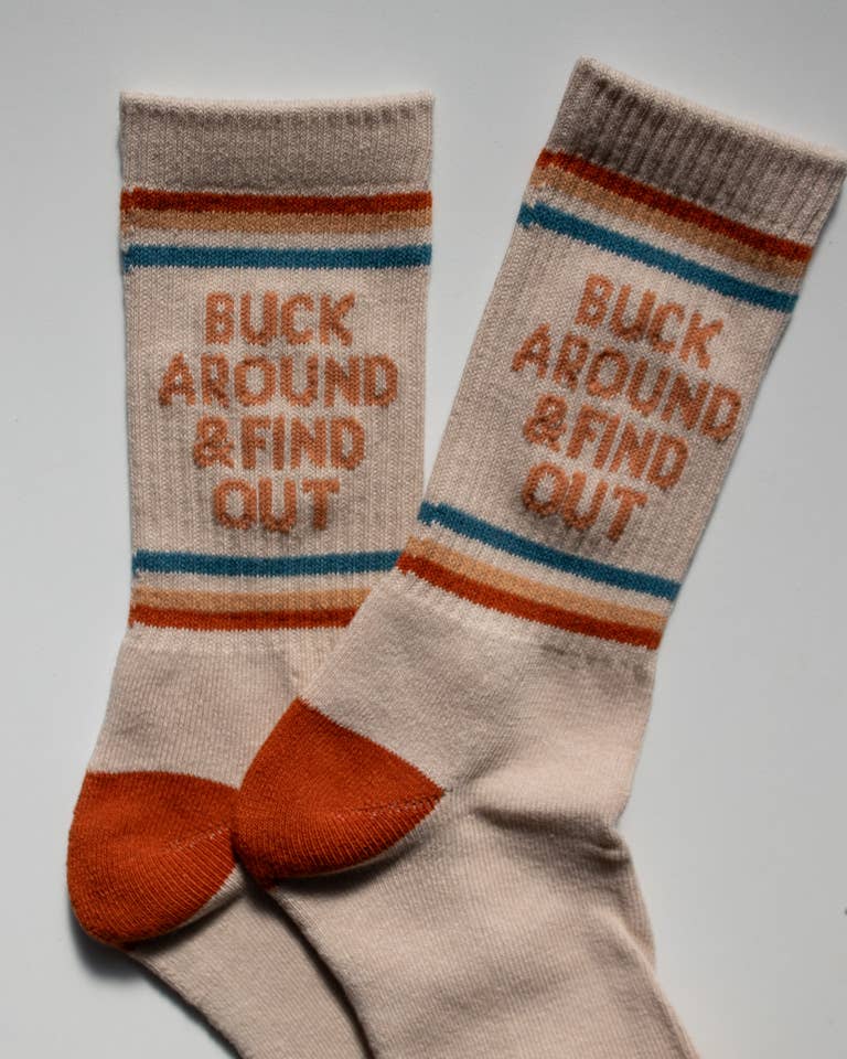 Shop Good- Buck Around and Find Out Western Socks